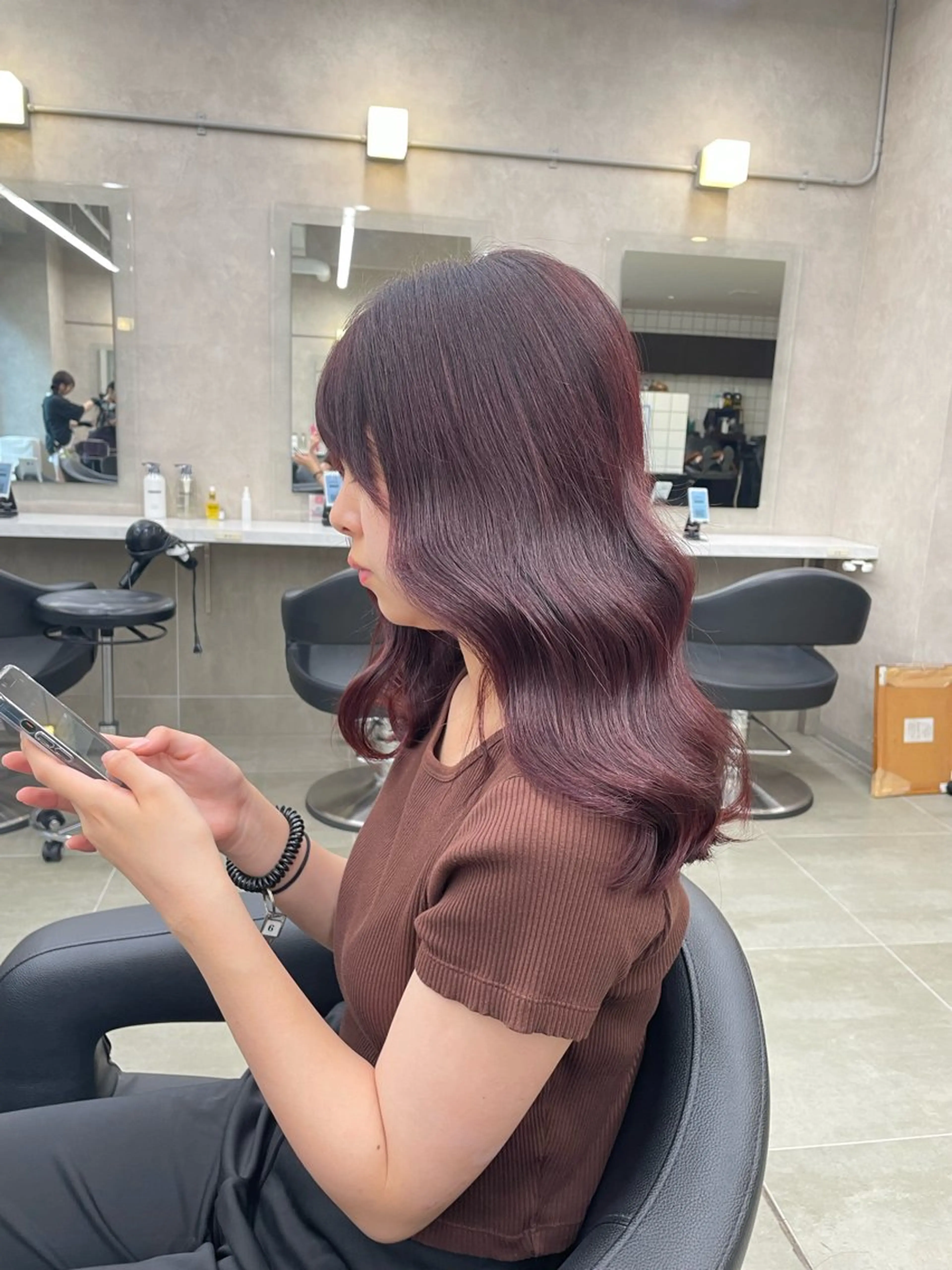 ロング カラー ヘアアレンジ ヘアカラー トリートメント ヘアセット 💗横浜美容室 💗HARUNAのヘアスタイル