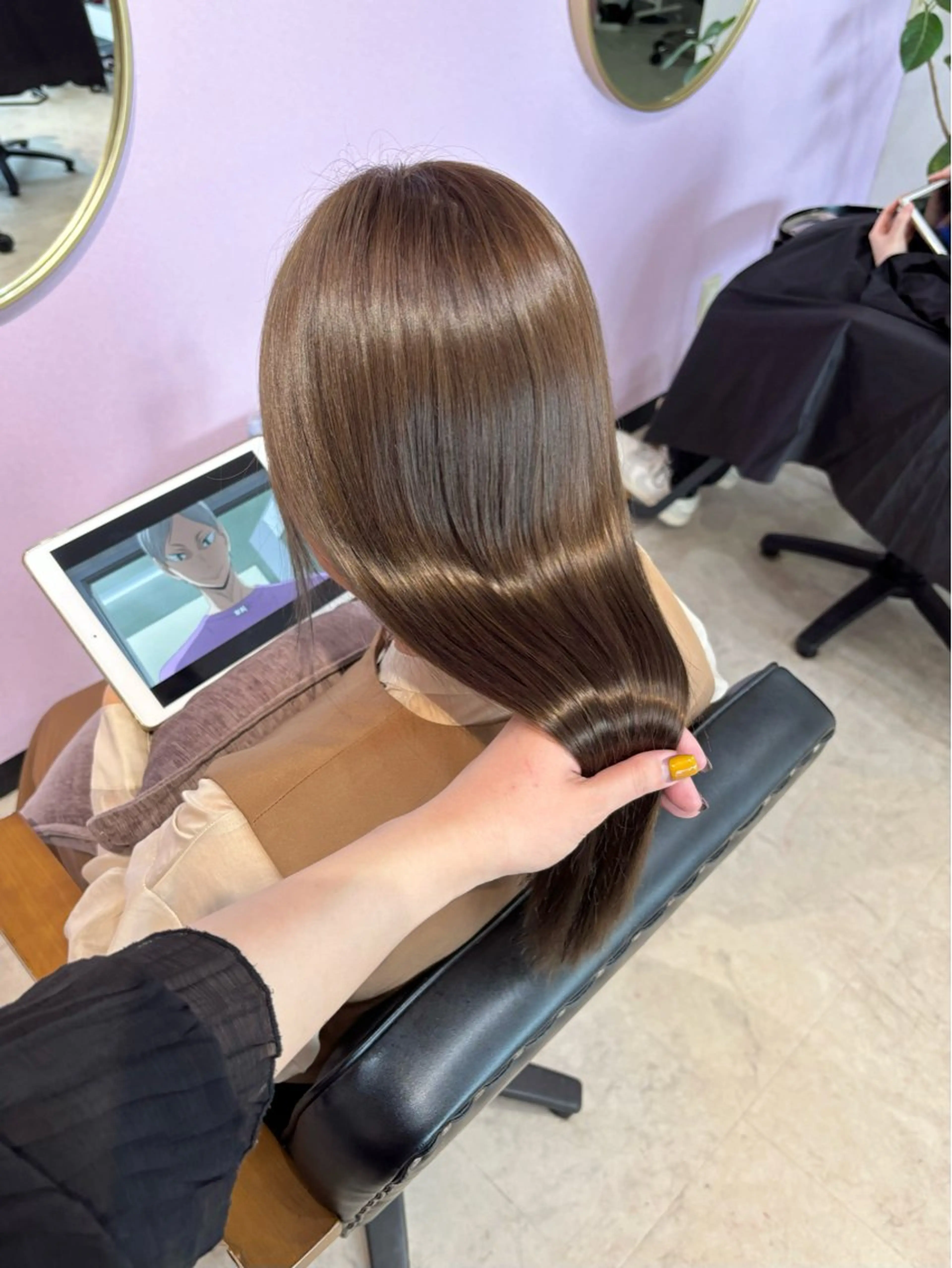 カラー エドルカラー カット 縮毛矯正 トリートメント MATTY azusaのヘアスタイル