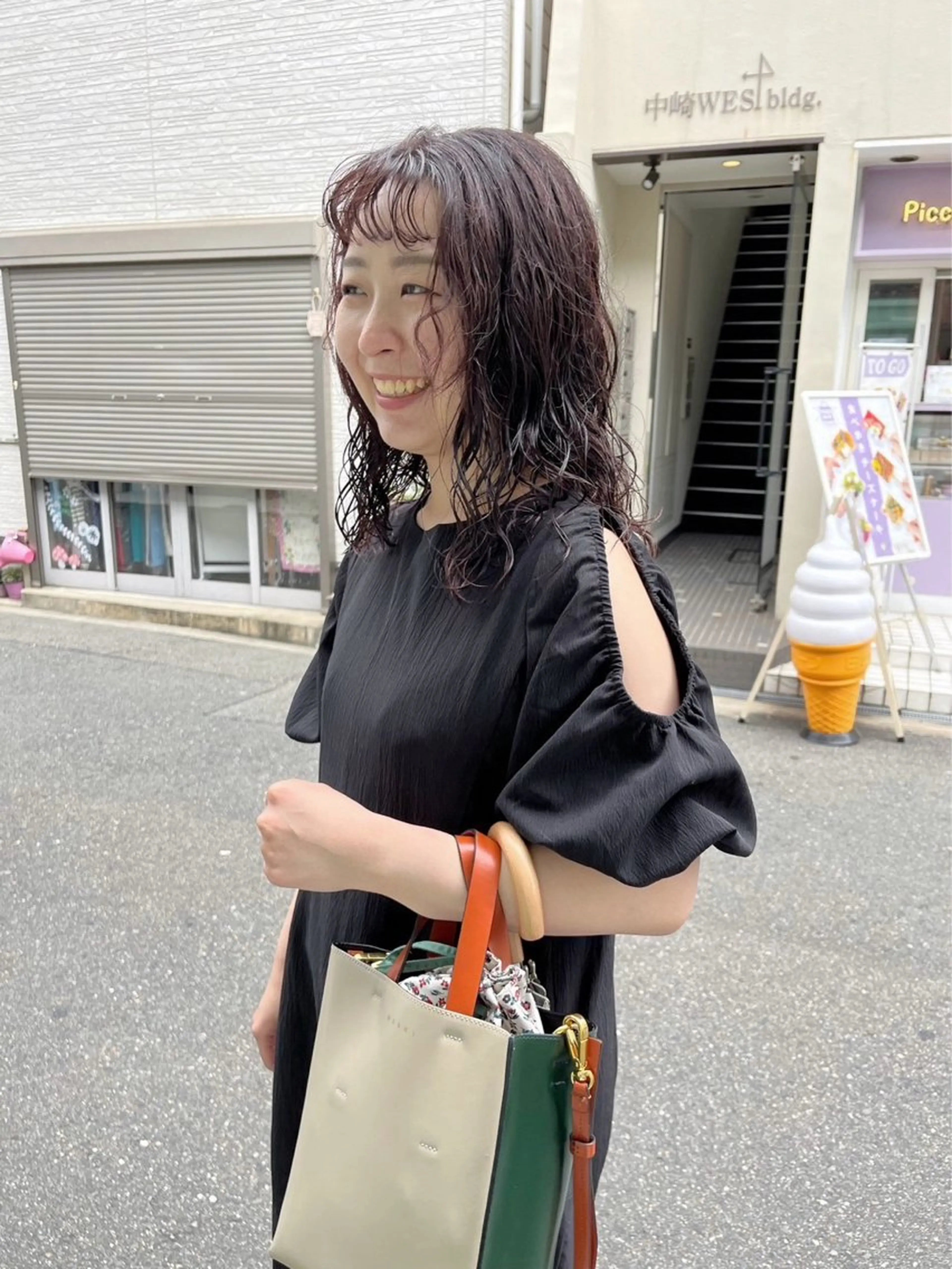 ロング パーマ ロング Chiho / 梅田 / ボブ/ パーマのヘアスタイル