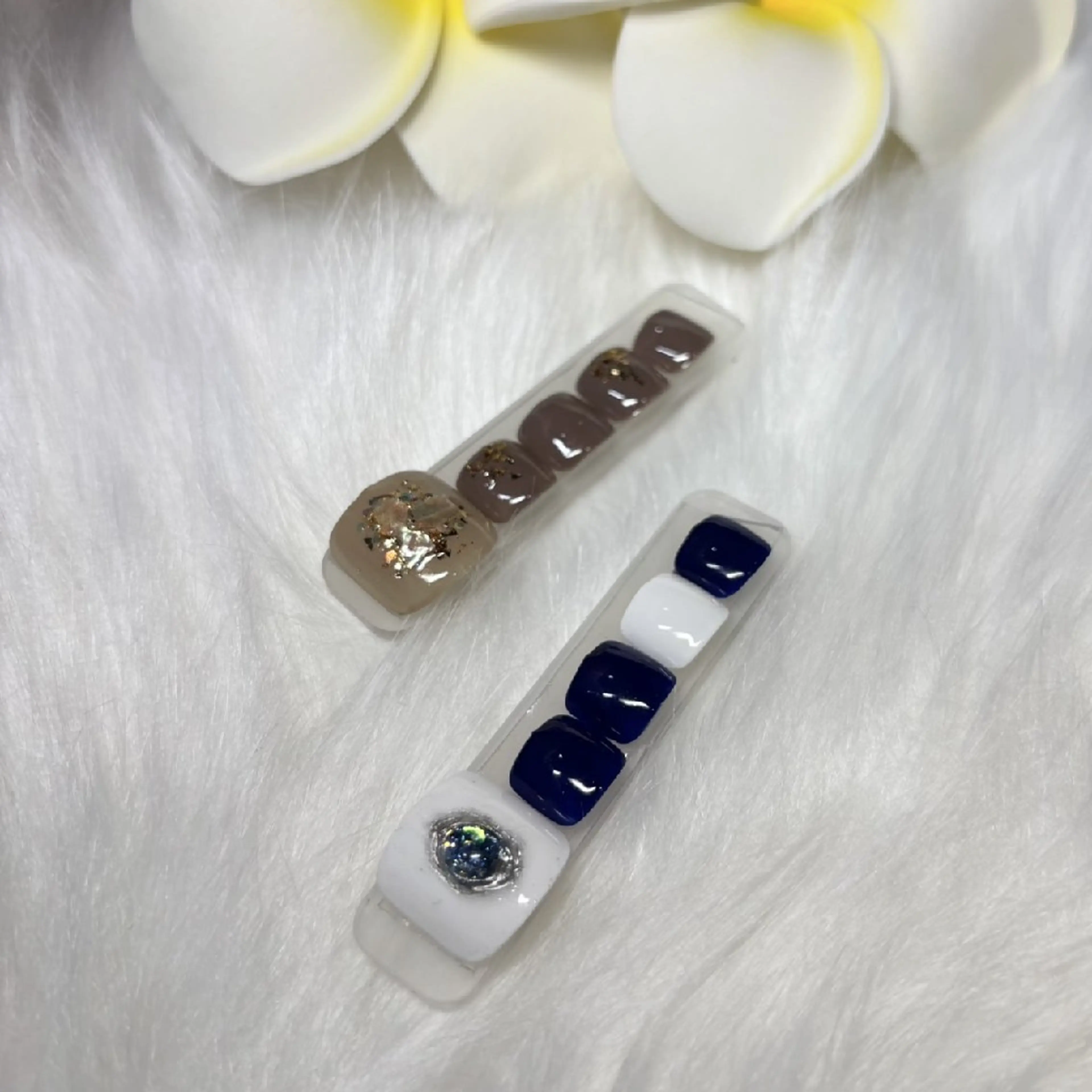 ネイル フットネイル フットネイル 栄祝 百花のネイルデザイン