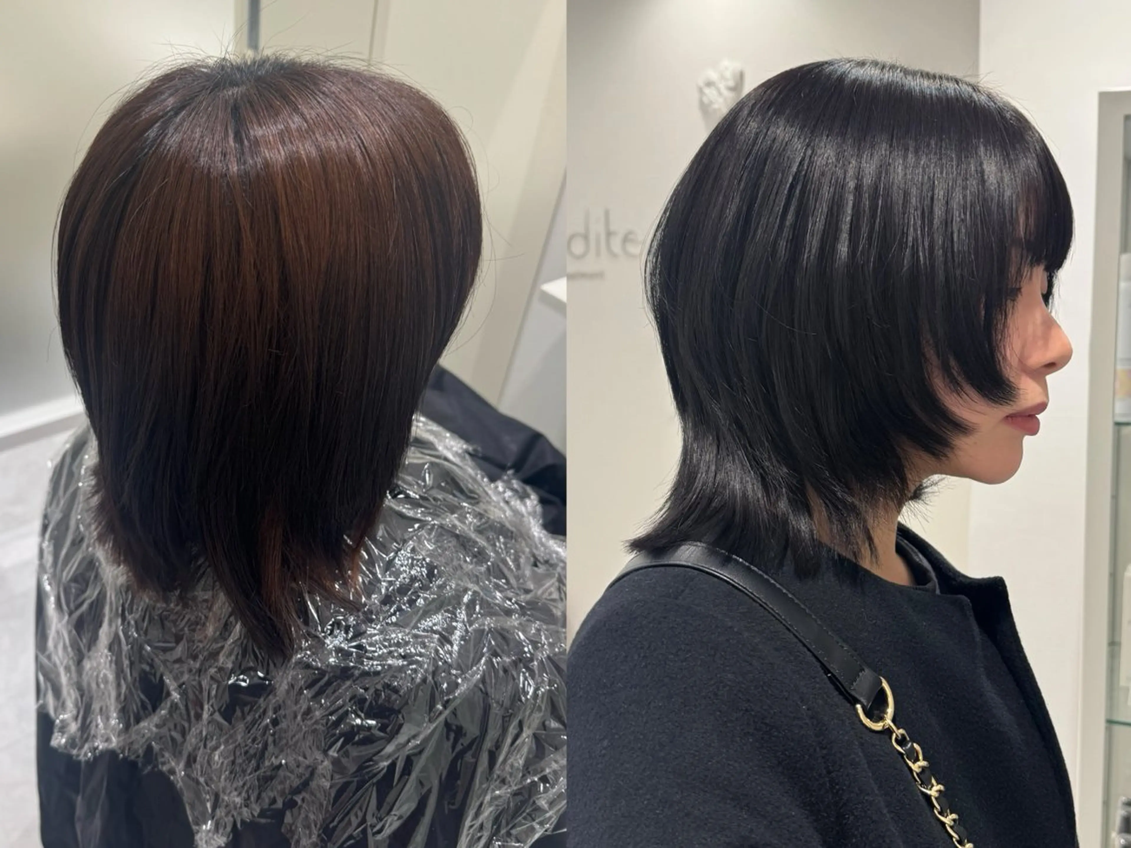 セミロング 柔らかい透明感カラー 🎀maria🎀のヘアスタイル