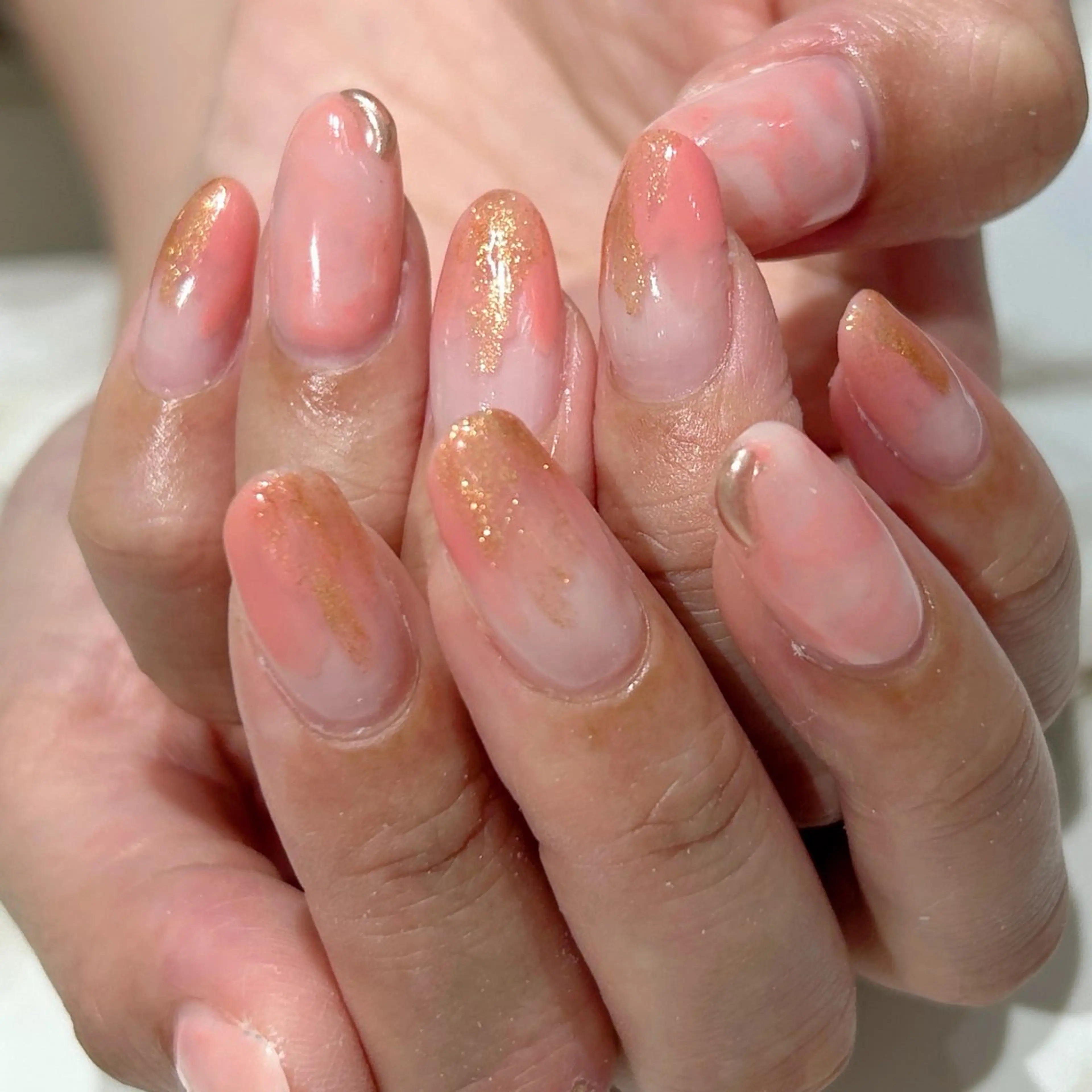 【ハンドジェルネイル/オフなし】定額デザイン200種類＋店舗限定デザインから選べるの写真