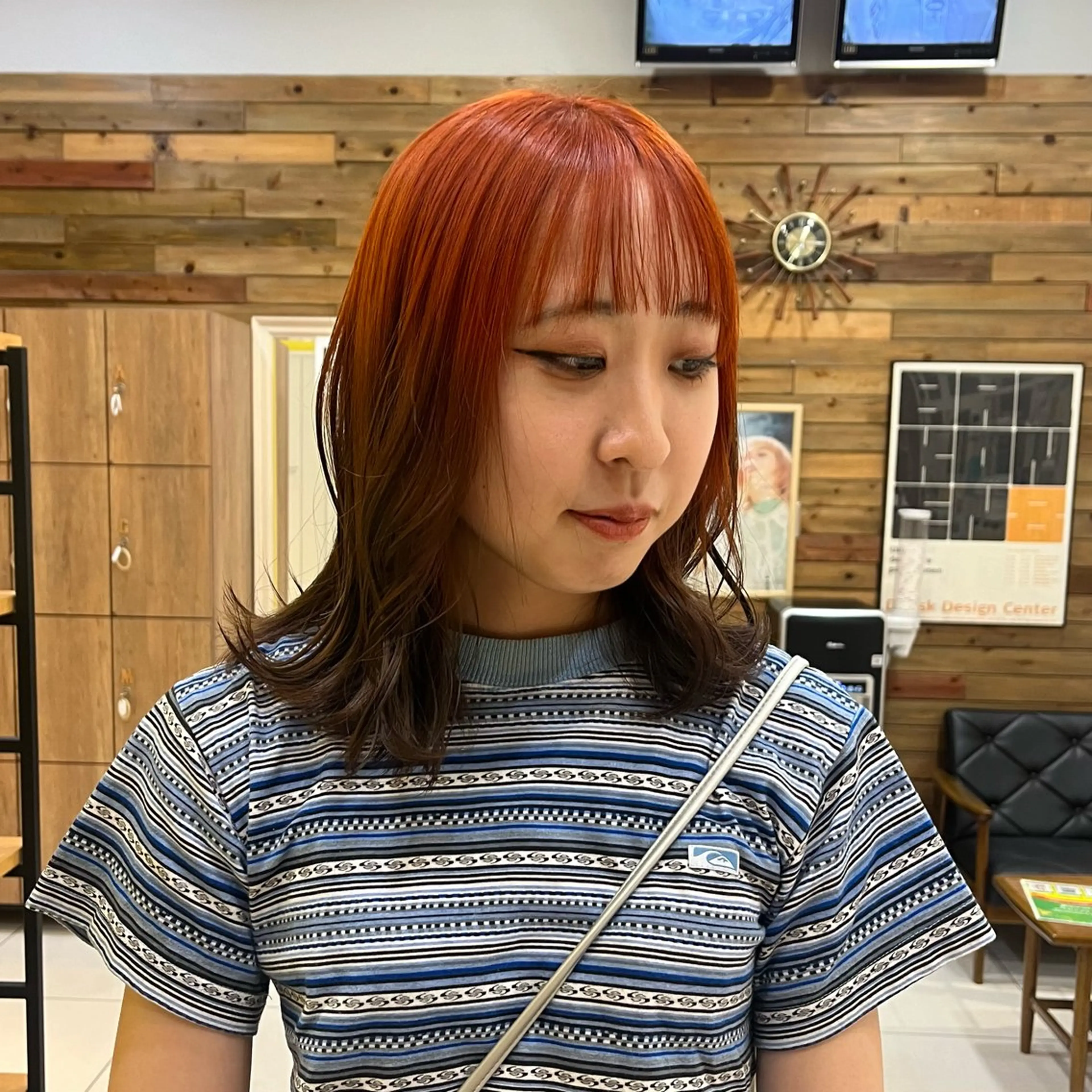 😈🩷ポイントブリーチ➕全体カラー🩷😈の写真