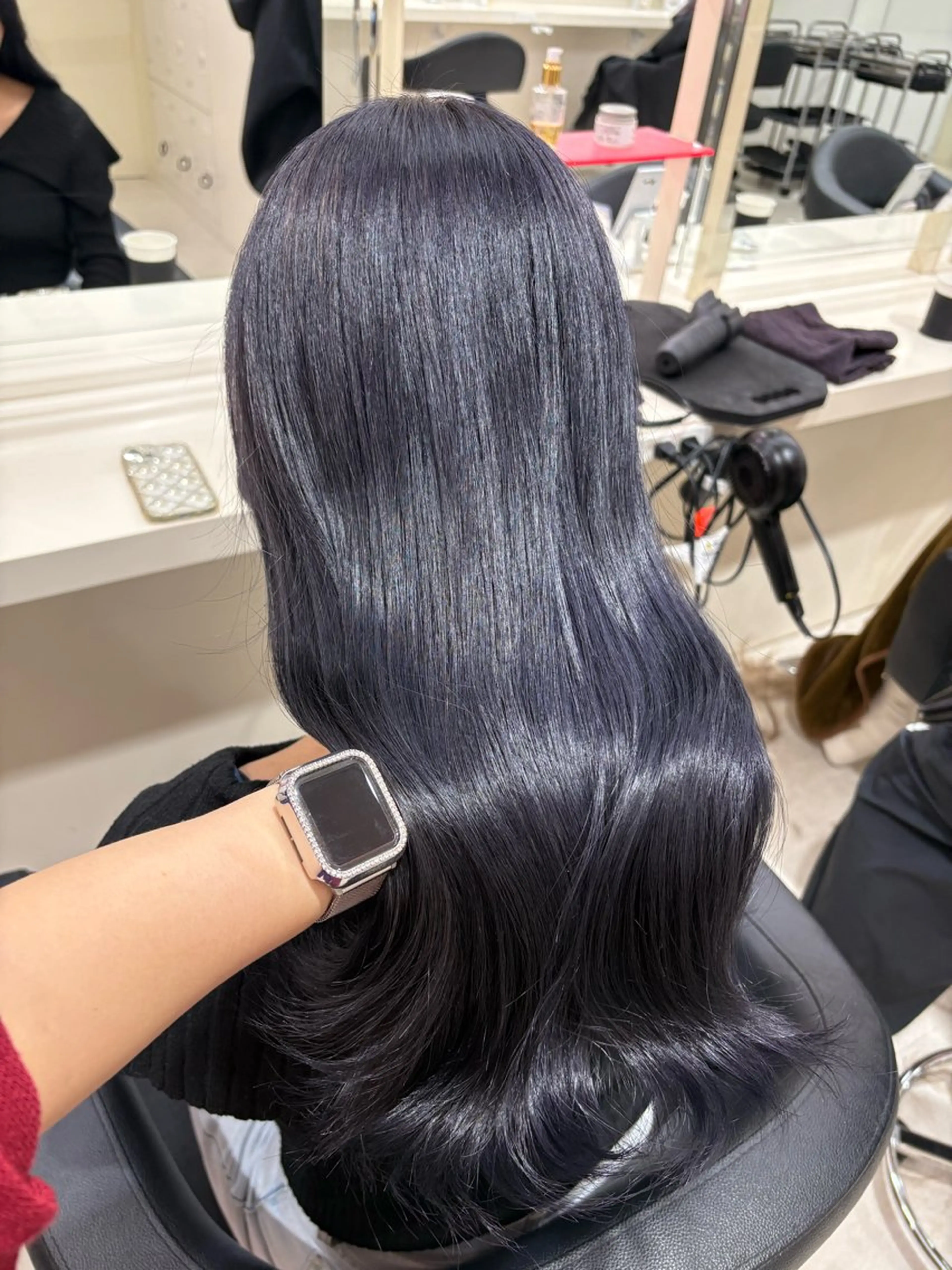 ミディアム カラー ヘアカラー 💟RINNA 艶カラー💟のヘアスタイル