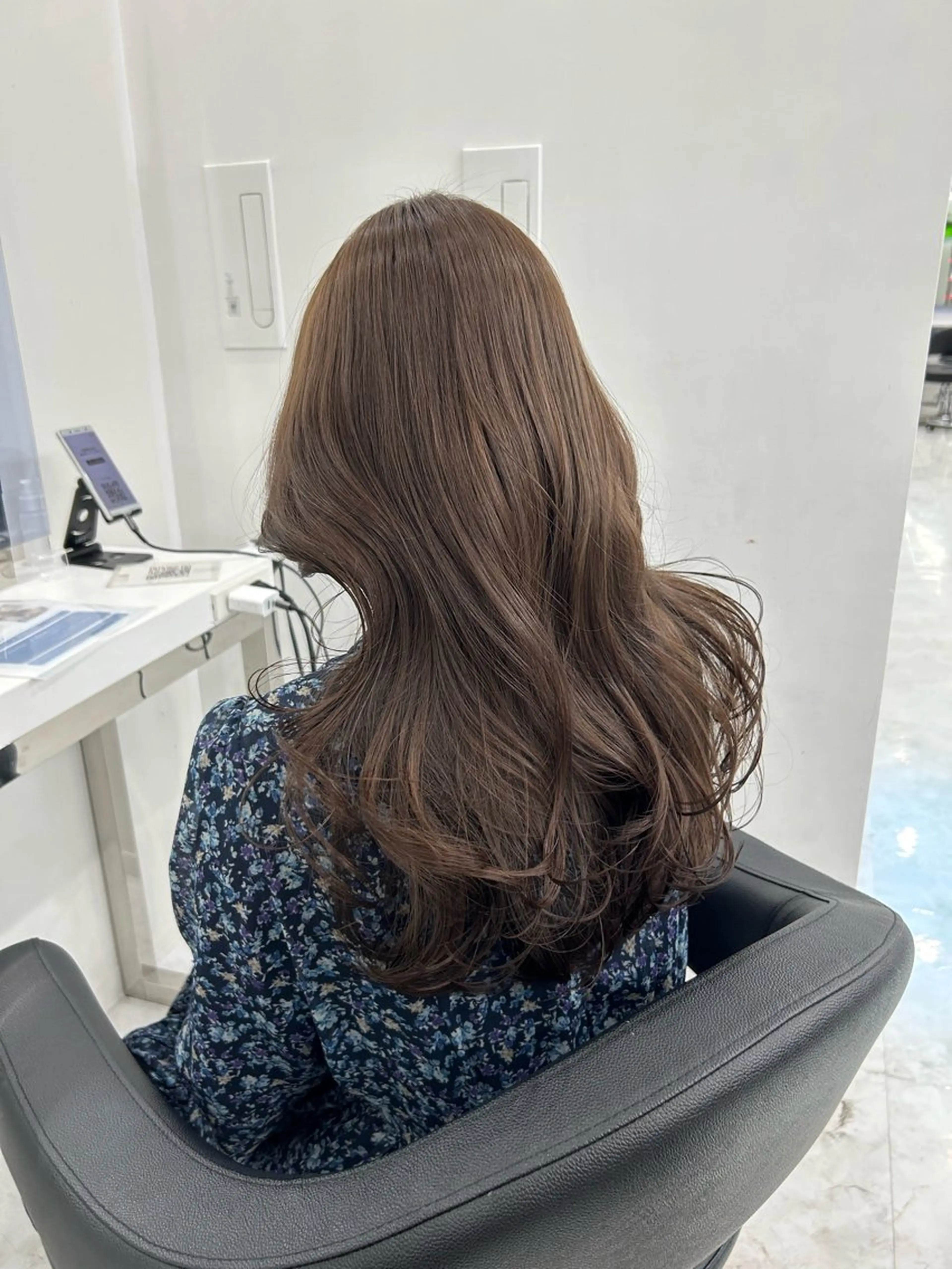 セミロング カラー ベージュカラー ブリーチ 透明感カラー ブリーチなしカラー 韓流メンズカット パーマ/KOTAのヘアスタイル