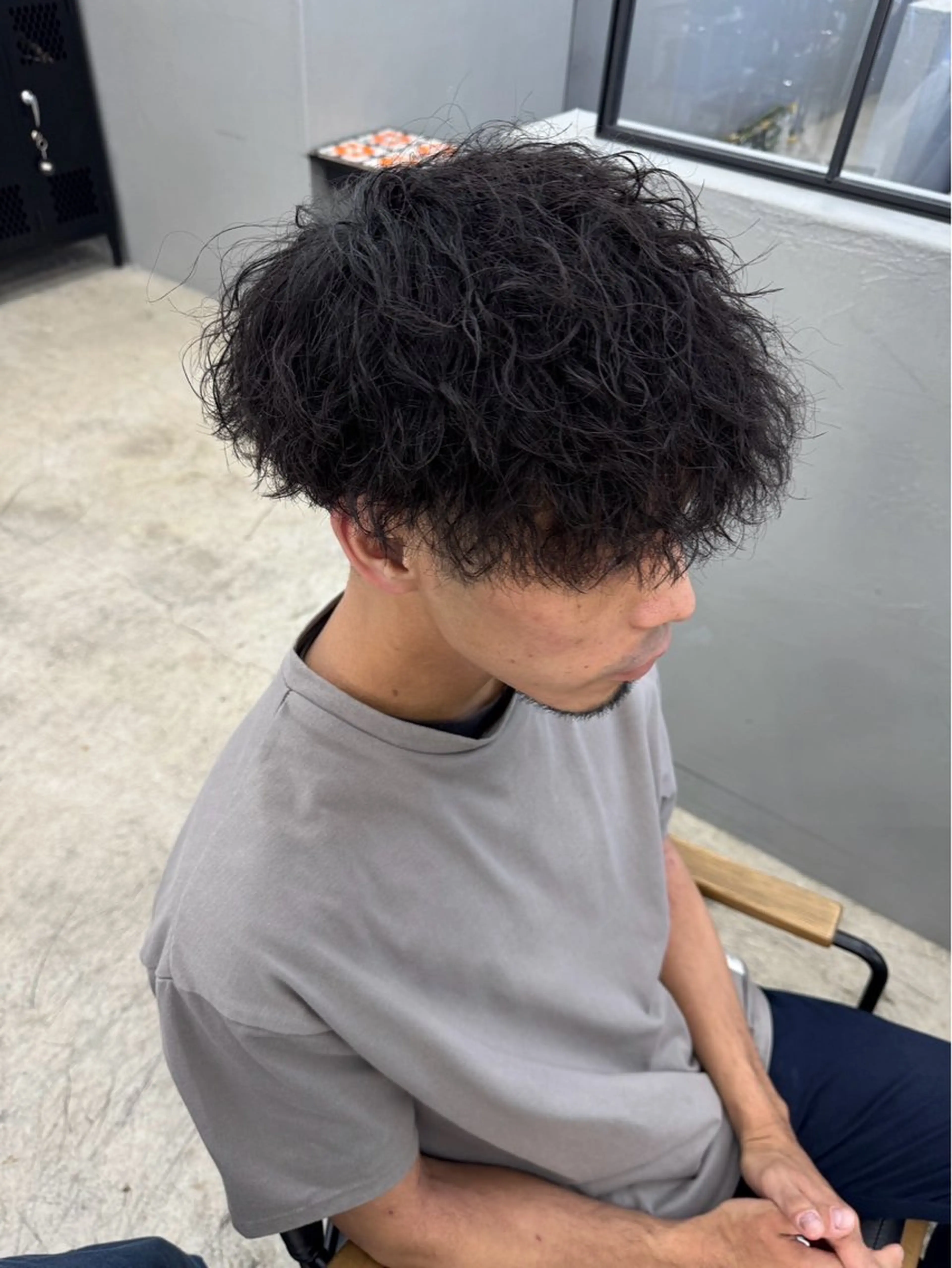 ショート メンズ カット パーマ メンズ専門サロン wokeのヘアスタイル