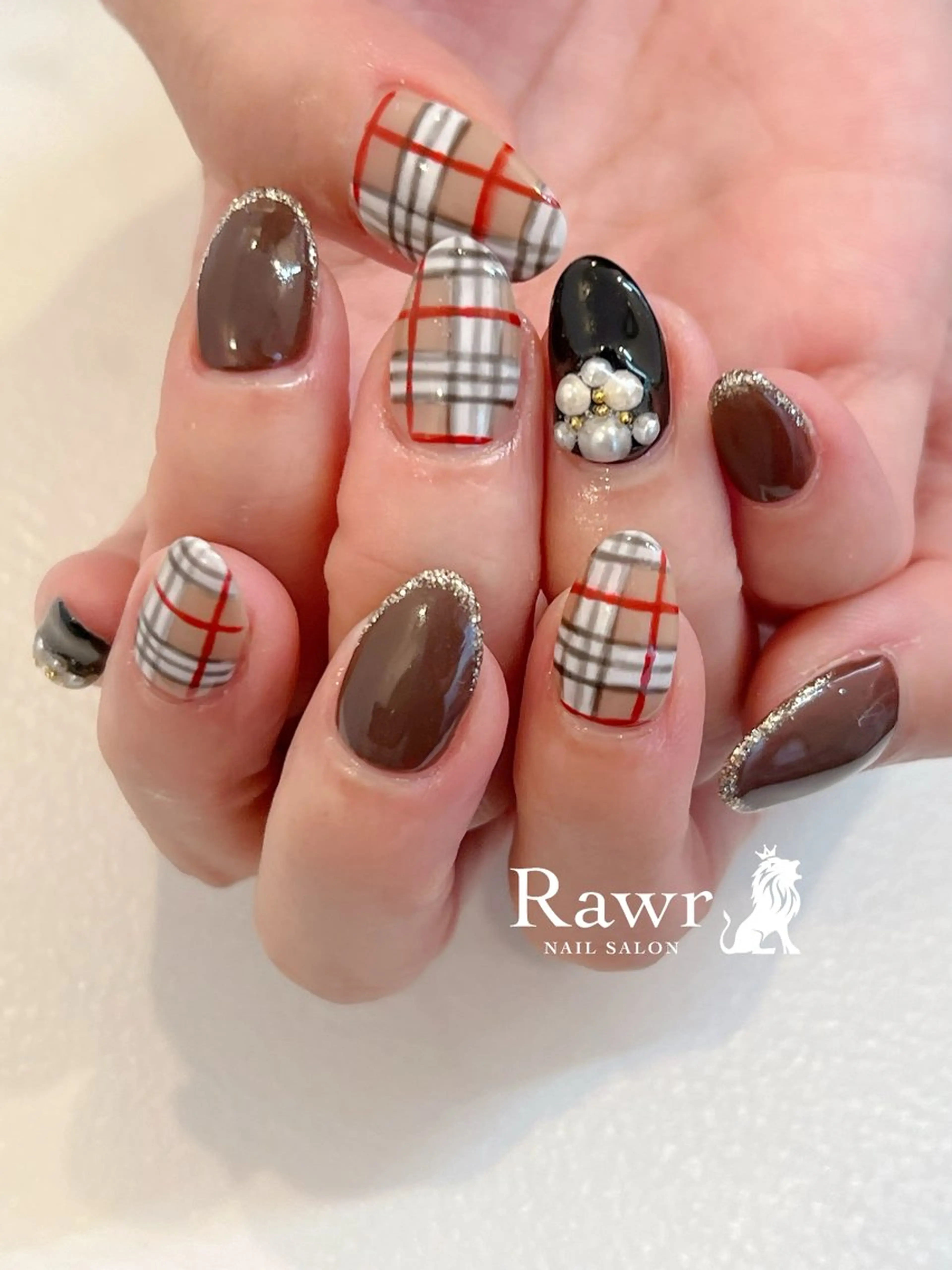 ネイル ハンドネイル Rawr / saoriのネイルデザイン
