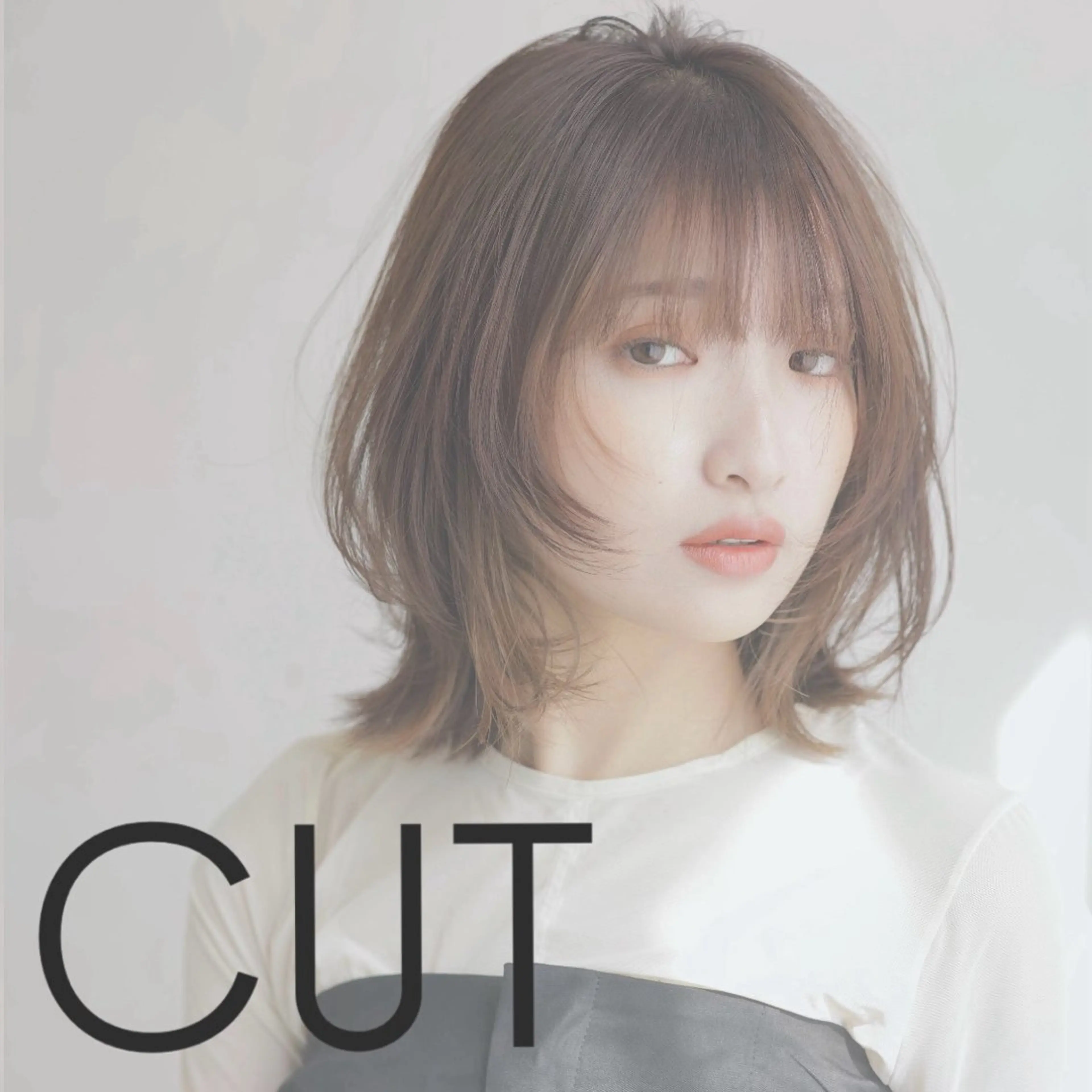 セミロング カット ヘッドスパ 似合わせカット暖色 カラーhiyonaのヘアスタイル