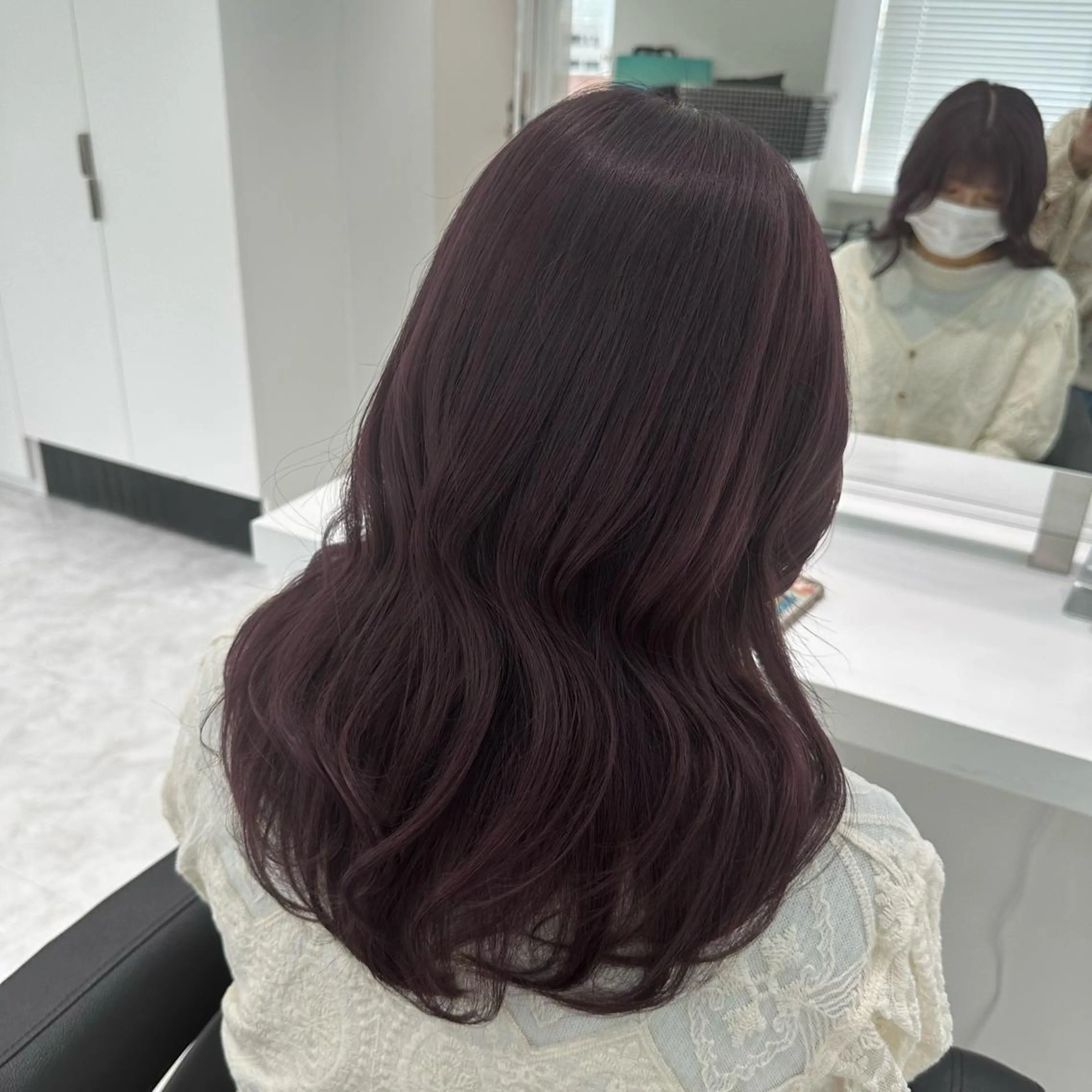 ロング ヘアカラー トリートメント ヘッドスパ ヘアセット ♡上品韓国髪♡ブラ ウン/SAYATOのヘアスタイル