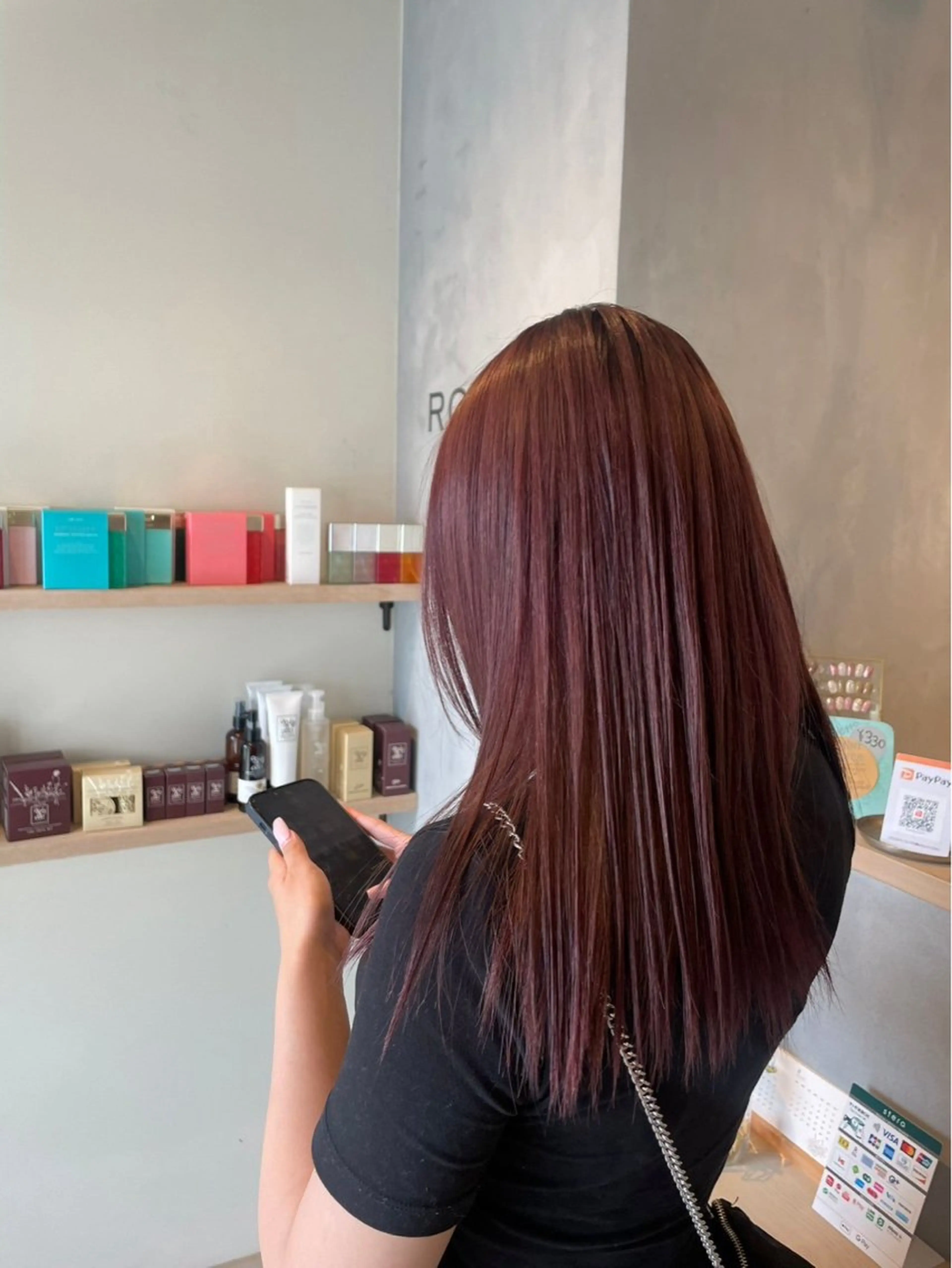 ロング ヘアカラー トリートメント アイナ ROCCOのヘアスタイル