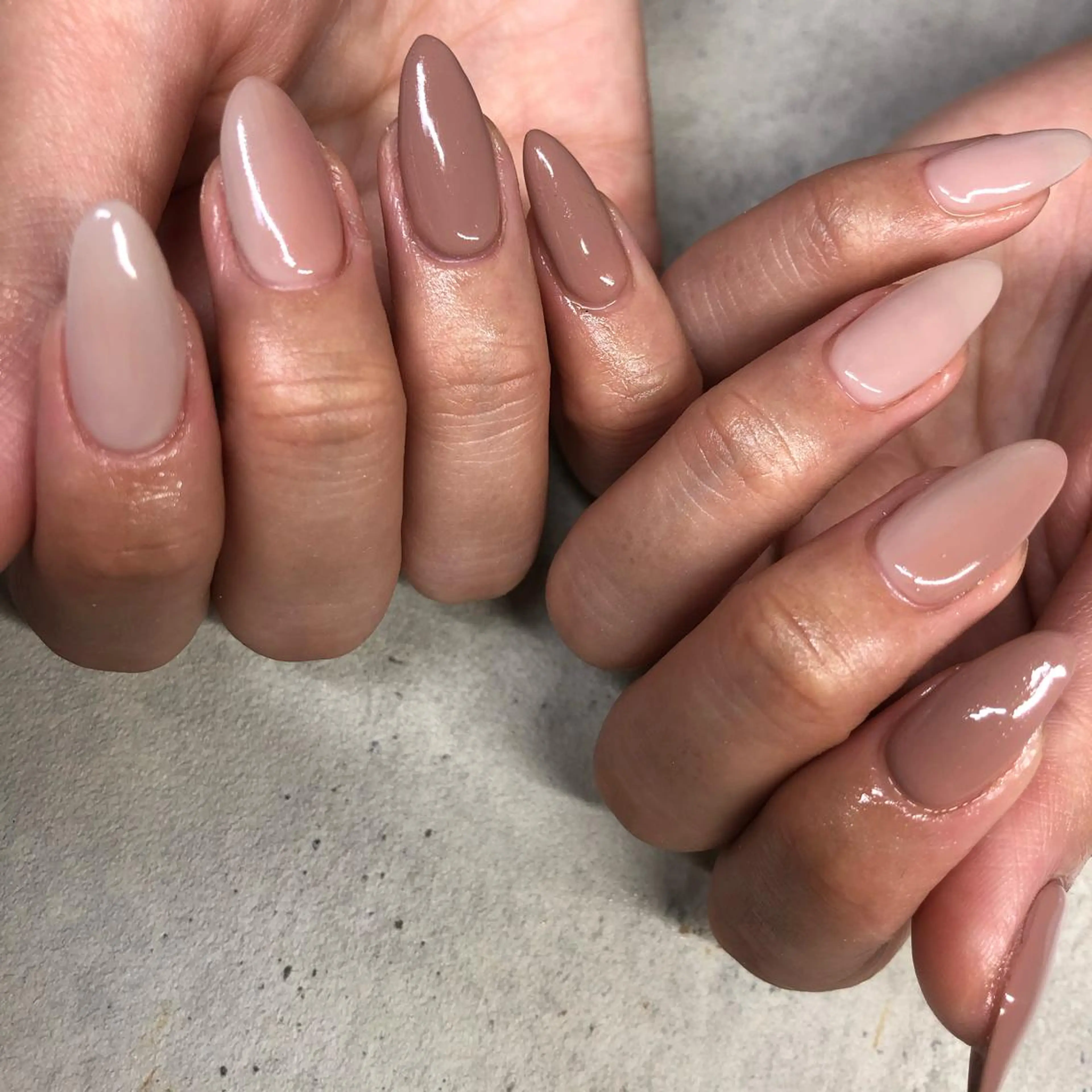 ロング カラー ヘアアレンジ キッズ ネイル マツエク・マツパ 福田 加奈のネイルデザイン