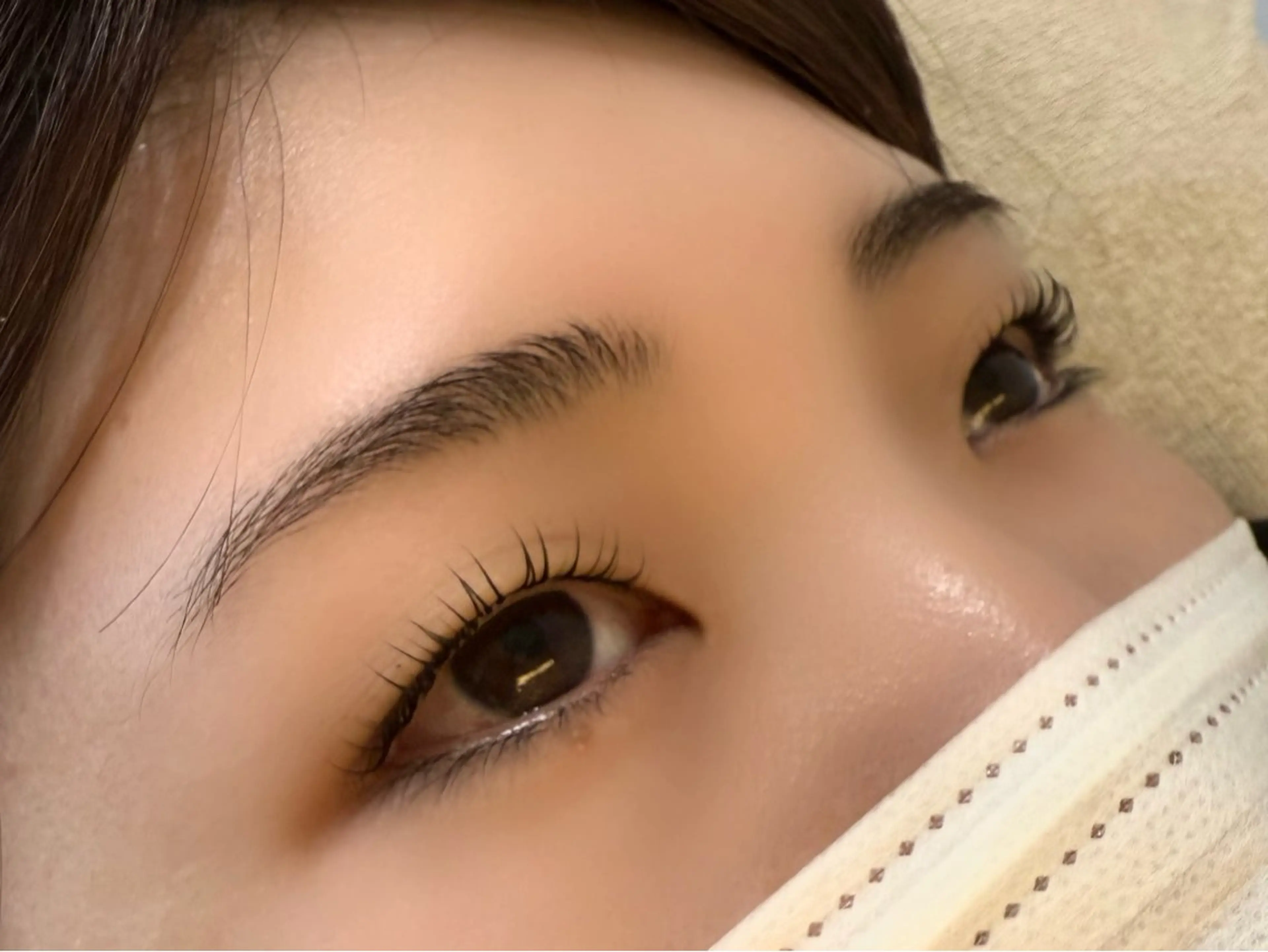 マツエク・マツパ femme 當田 莉央のヘアスタイル