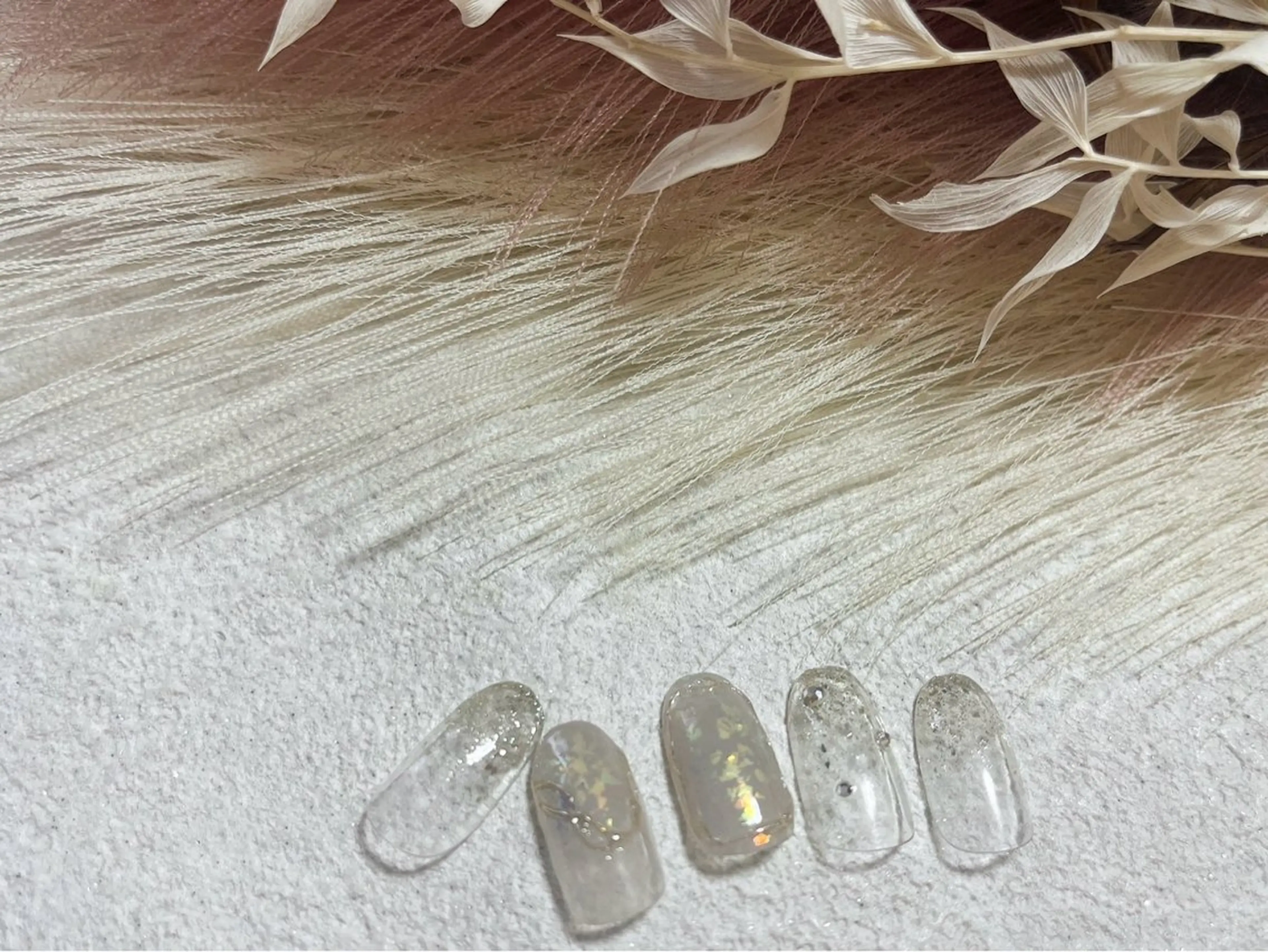 ネイル オーロラネイル ジェルネイル メンズネイル パラジェル 春ネイル kiki nail たまプラーザのネイルデザイン