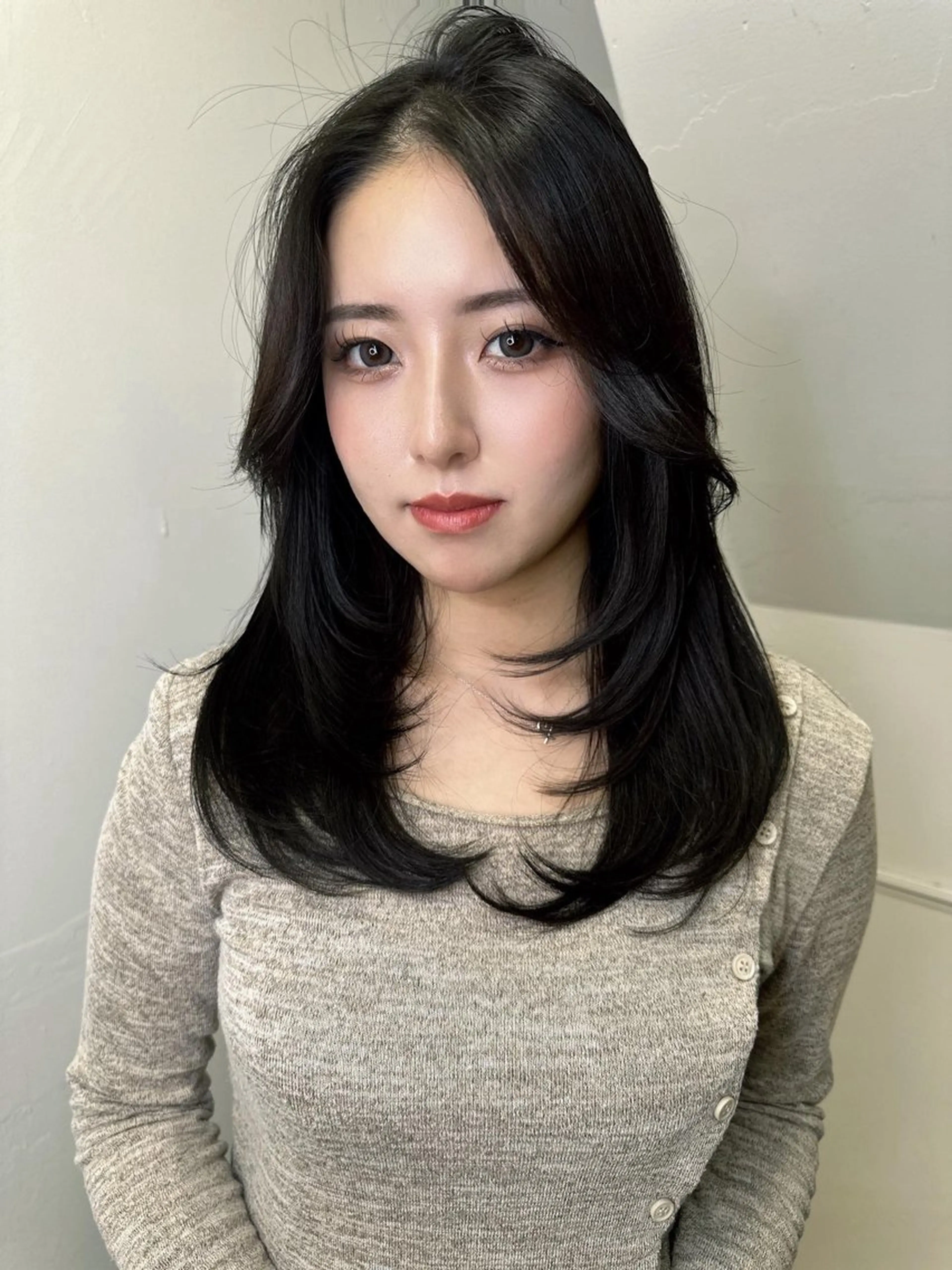 ロング カラー カット ヘアカラー トリートメント ワンホンヘア ケラチン/Kaitoのヘアスタイル