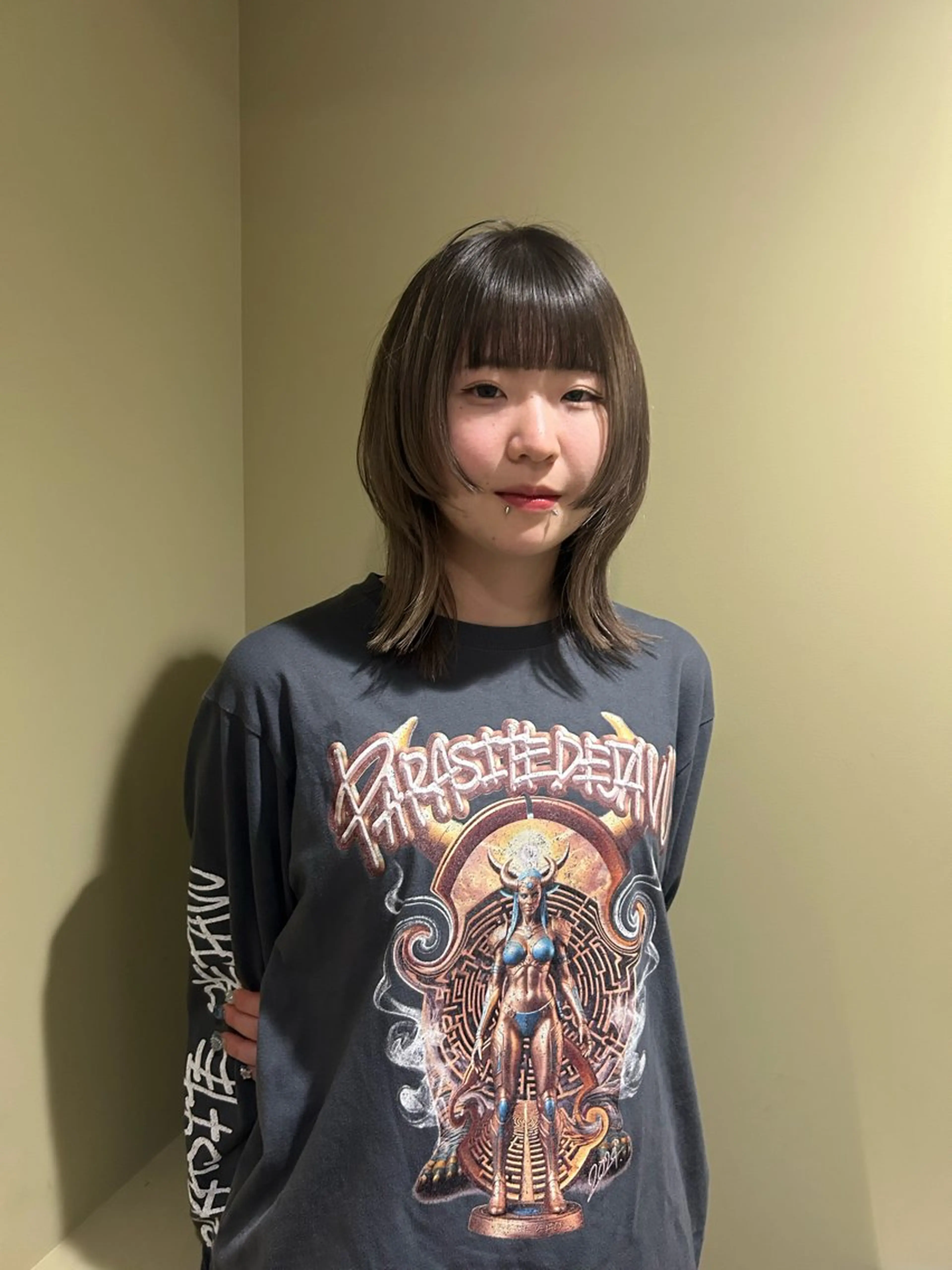 ミディアム カット 🌷下野 莉果/ボブ /パーマ/メンズ🌷のヘアスタイル