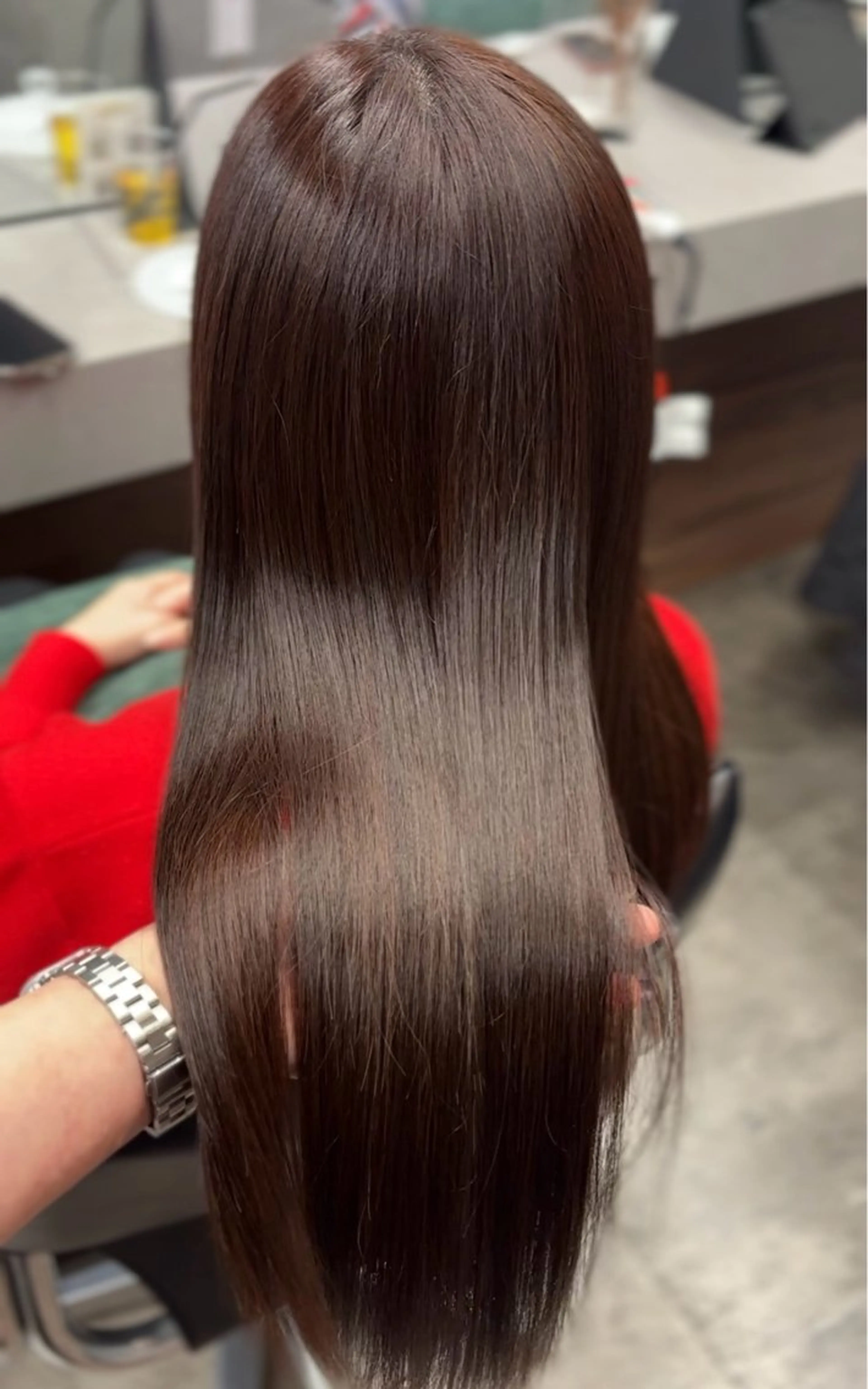 ロング カラー 透明感カラー トリートメント カット ヘアカラー トリートメント レイヤーカット×暖色 カラー🎀ASAKAのヘアスタイル