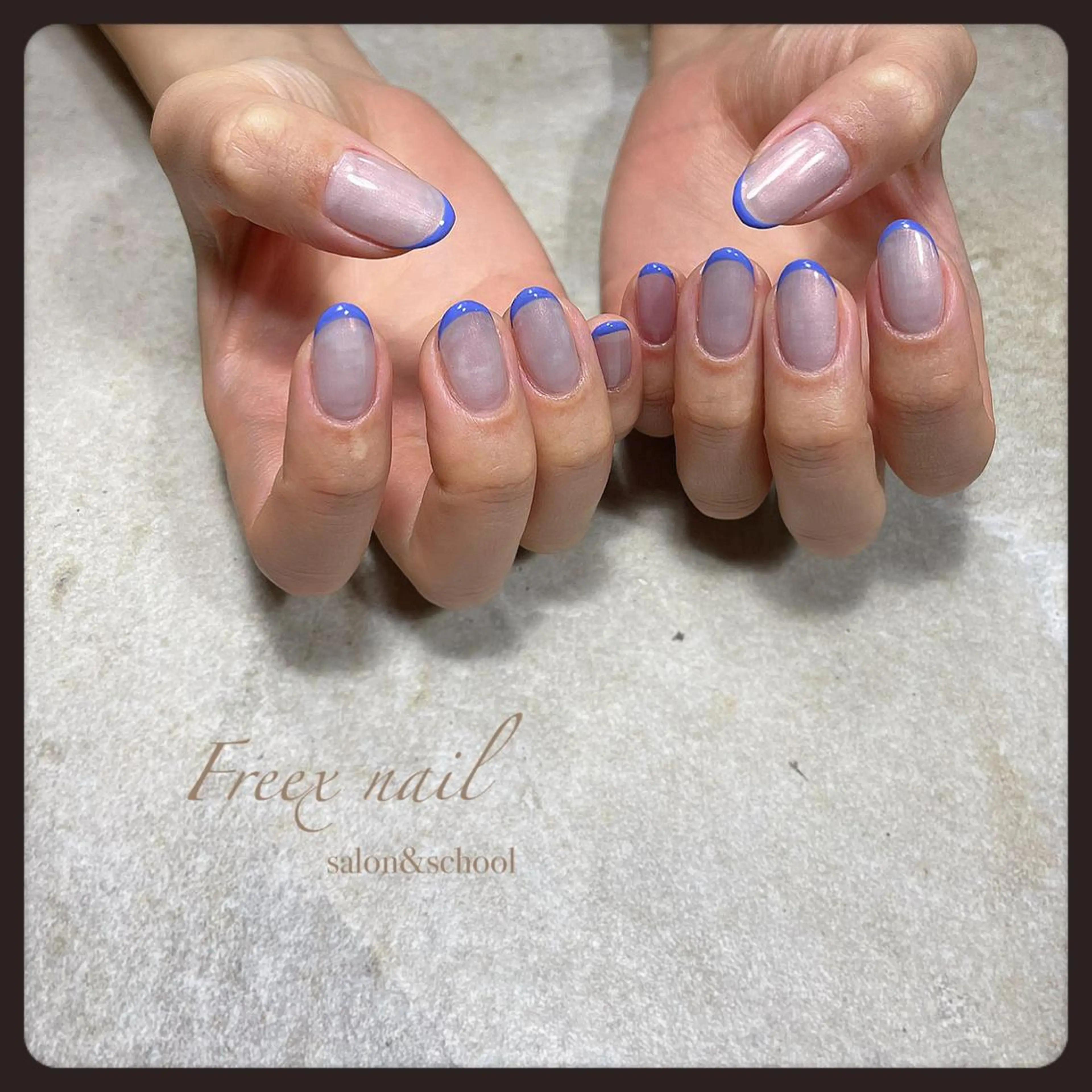 ネイル フレンチネイル Freex nail所属・freex nail /ニュアンス/個性派のネイルデザイン