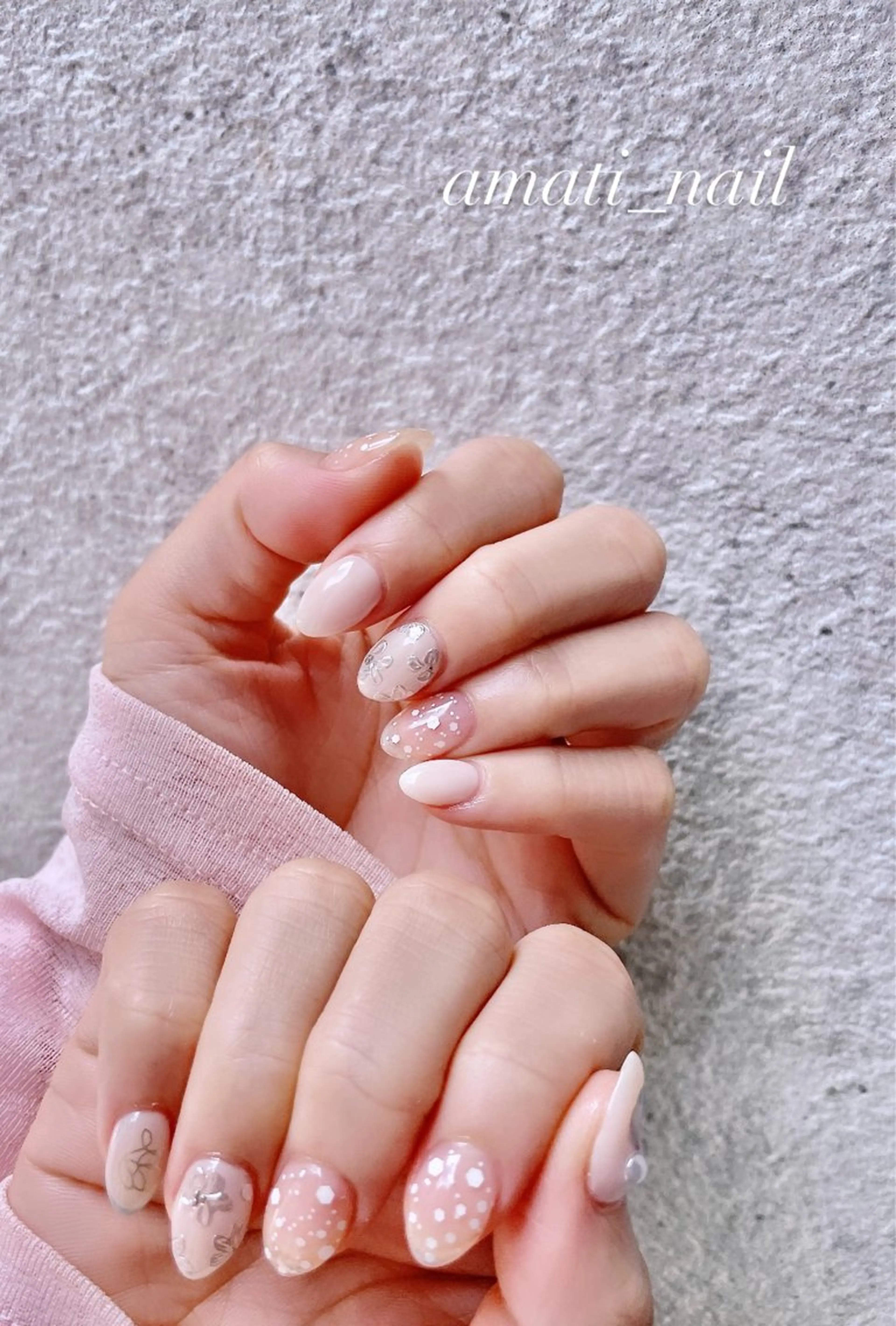 ネイル フットネイル ジェルネイル マグネットネイル ミラーネイル ニュアンスネイル ハンドネイル amati_nail TAKAKOのネイルデザイン