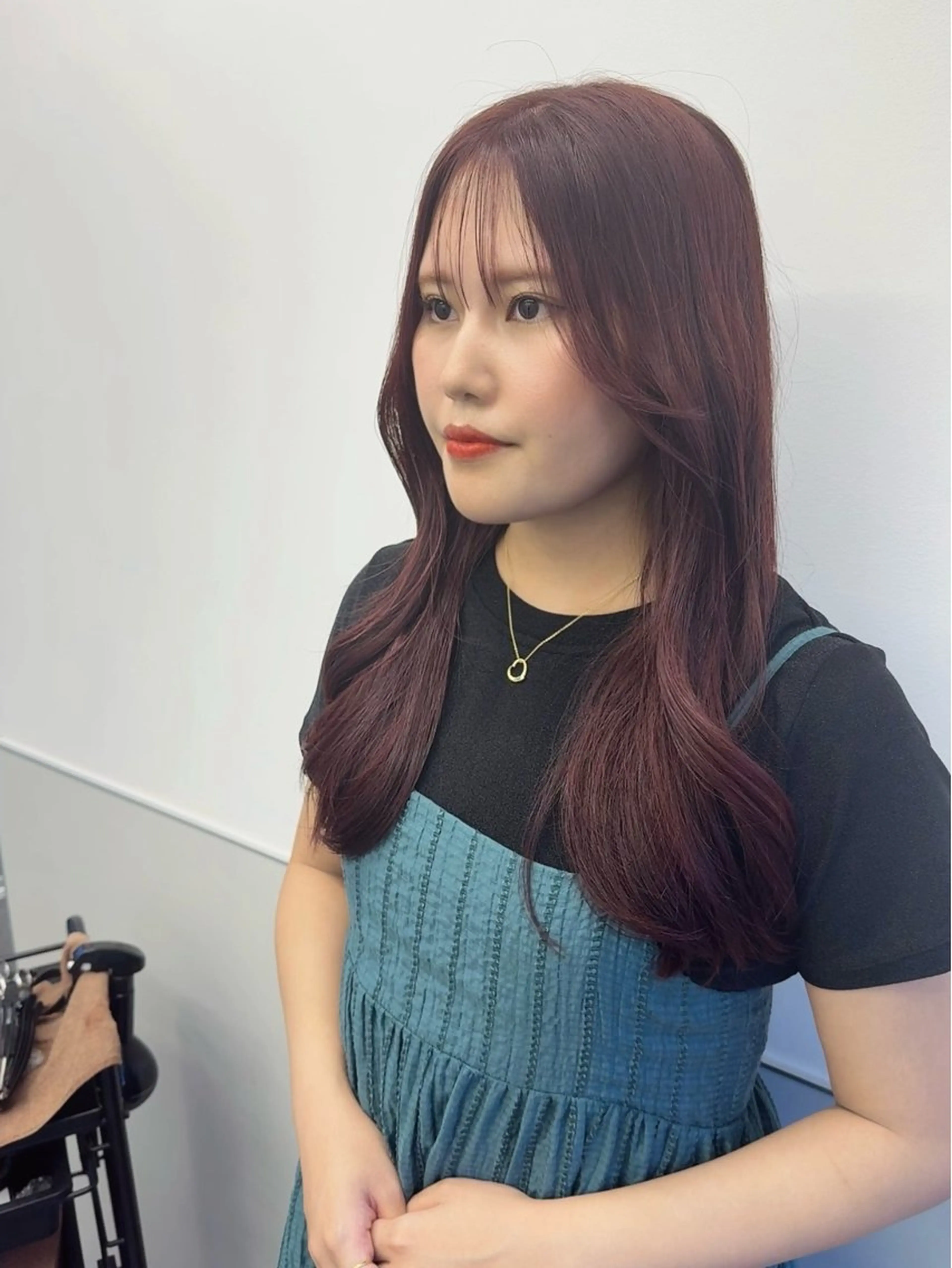ロング カラー 韓国風ヘア レイヤーカット トリートメント ワンホンヘア カット ヘアカラー トリートメント GO TODAY シェアサロン 町田店所属・韓国ヘア🇰🇷 スズキのヘアスタイル