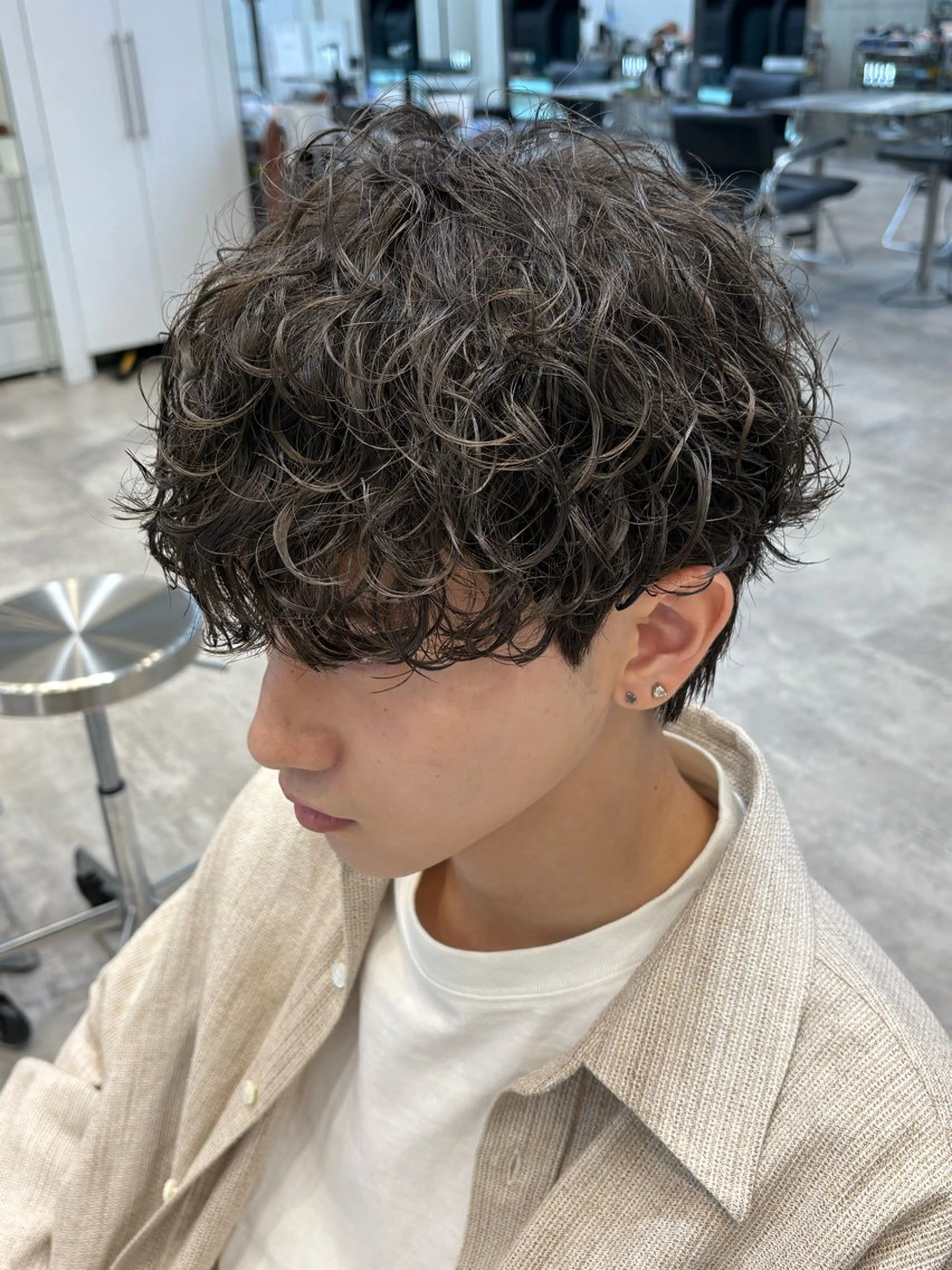パーマ メンズ カット パーマ fifth 武正 琉生のヘアスタイル