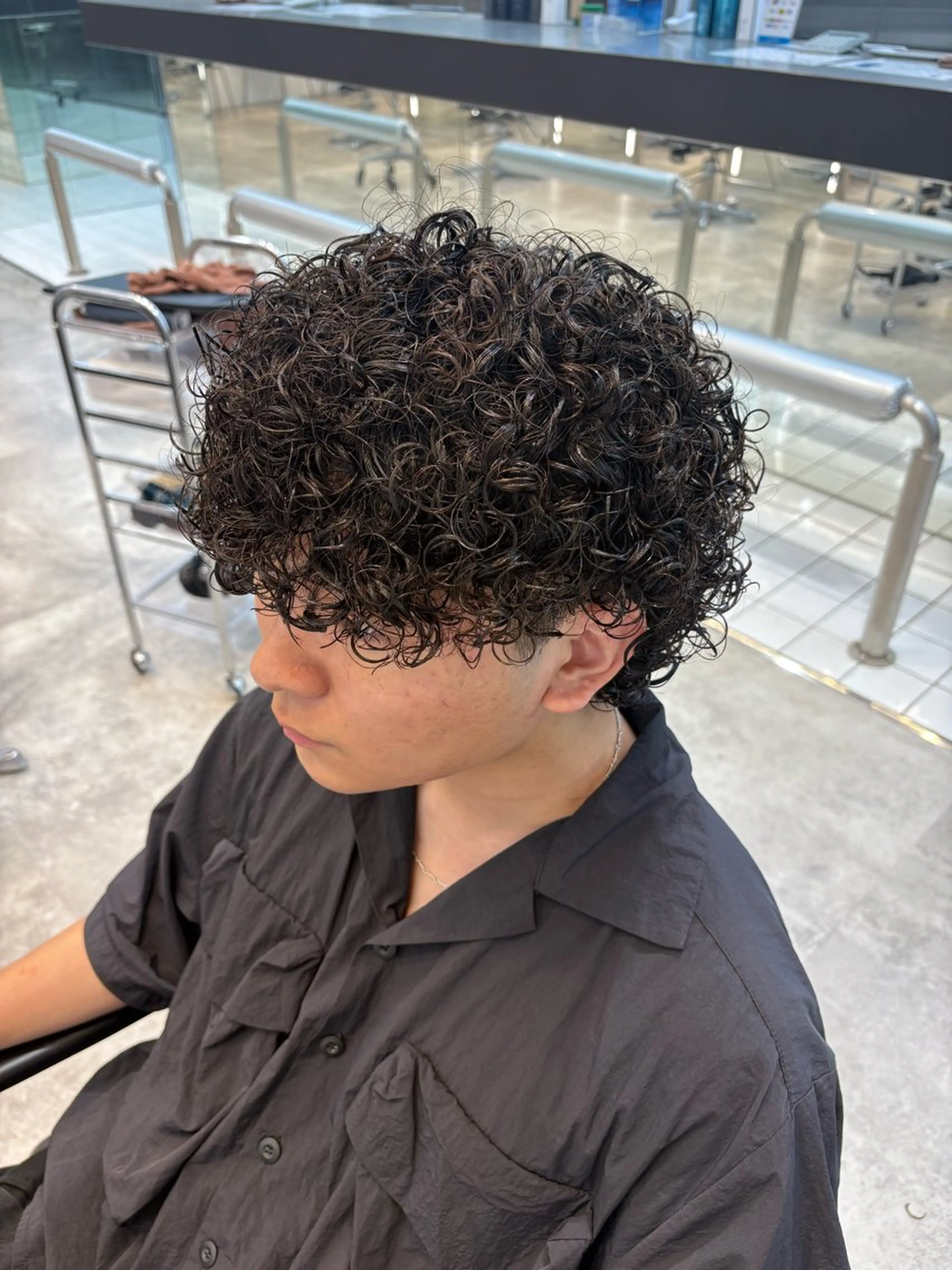 パーマ メンズ カット パーマ fifth 武正 琉生のヘアスタイル