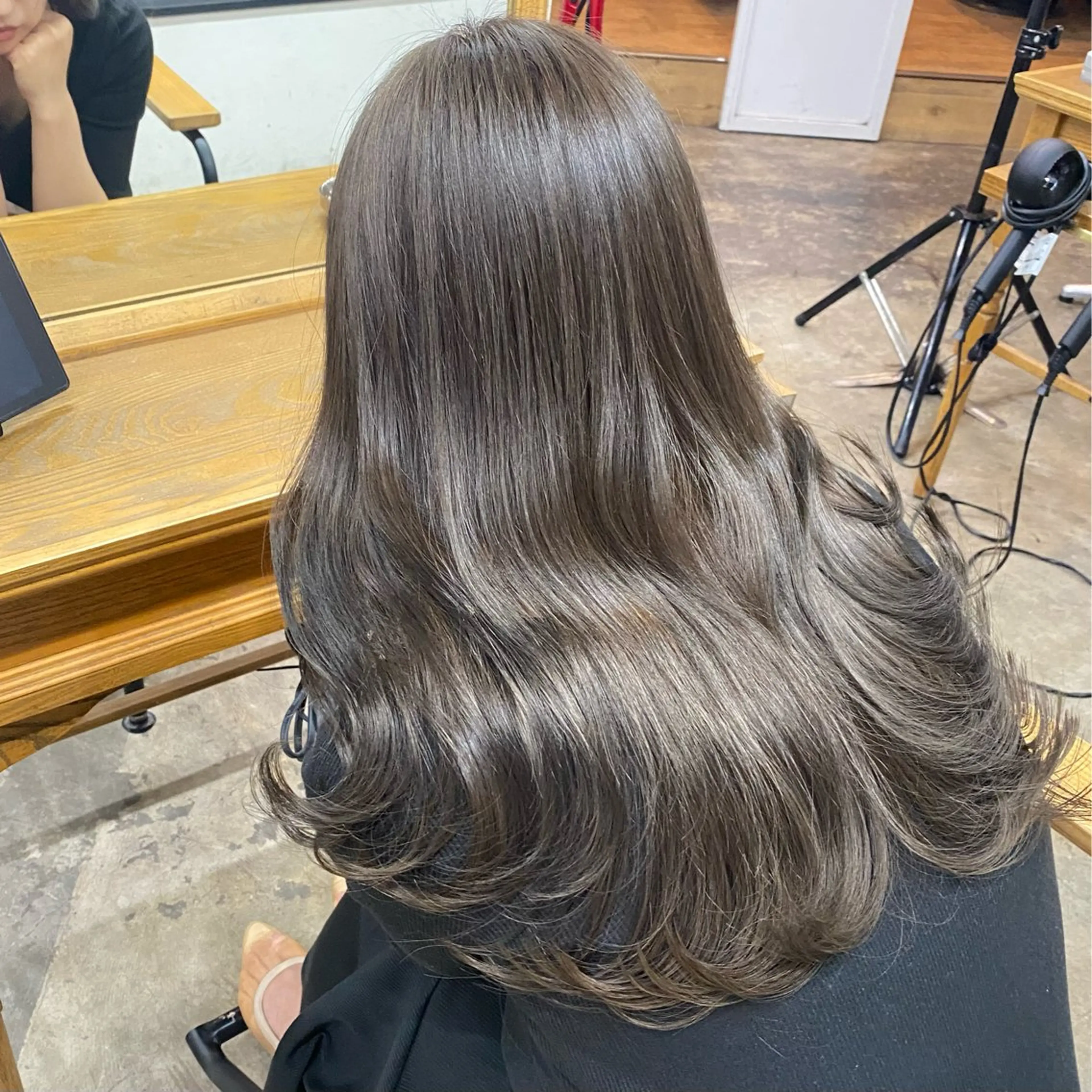 ロング カラー メンズ 透明感ワンカラー梅田 ダブルカラー/川上のヘアスタイル