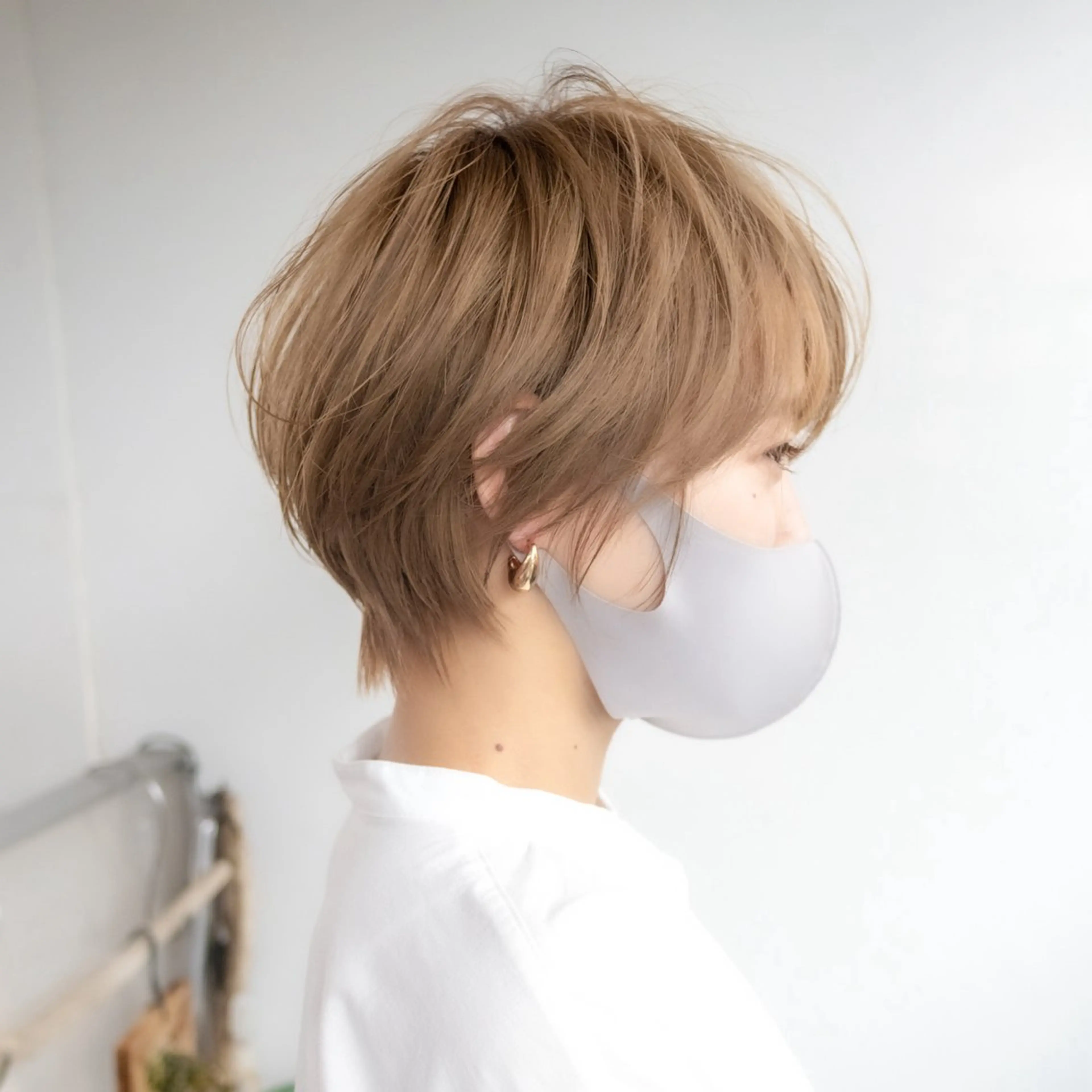 ショート カラー 艶カラー🫧 猿渡 響のヘアスタイル