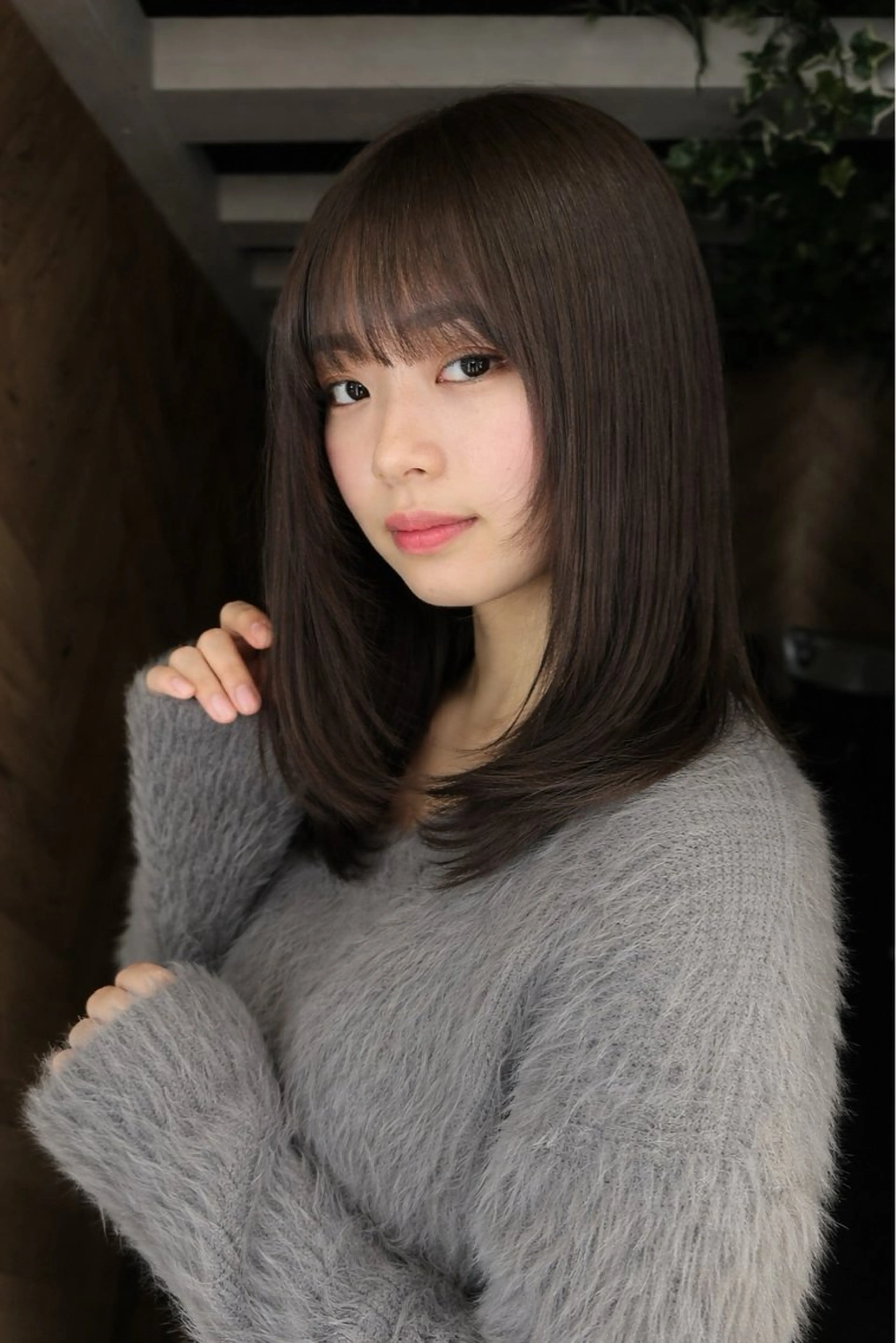 セミロング towa 豊中店 【髪質改善/ショートボブ/レイヤーカット】所属・towa./艶カラー /カラー/isseiのヘアスタイル