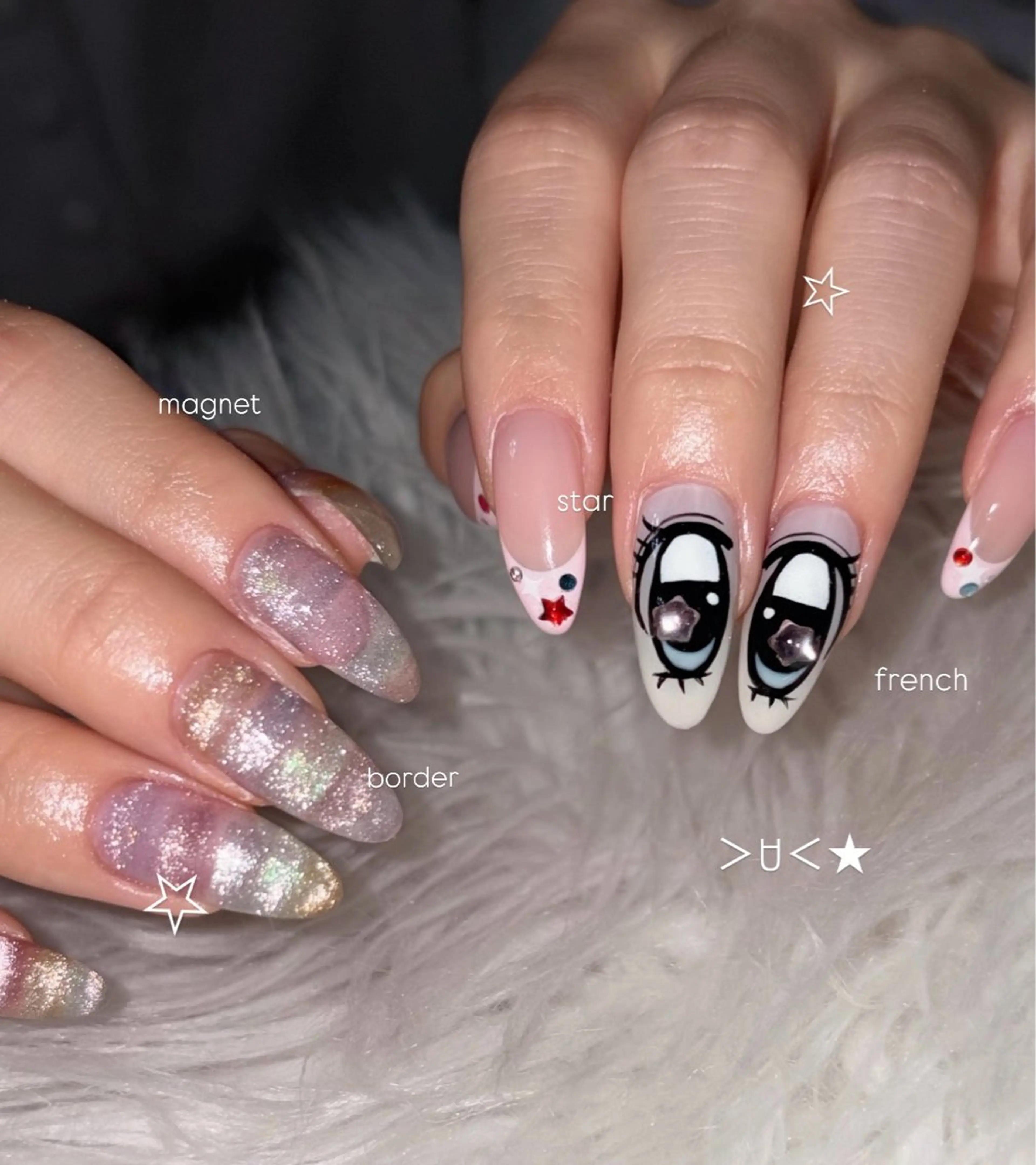 ネイル ハンドネイル Bitty／ SENA⋆˙⟡ —のネイルデザイン