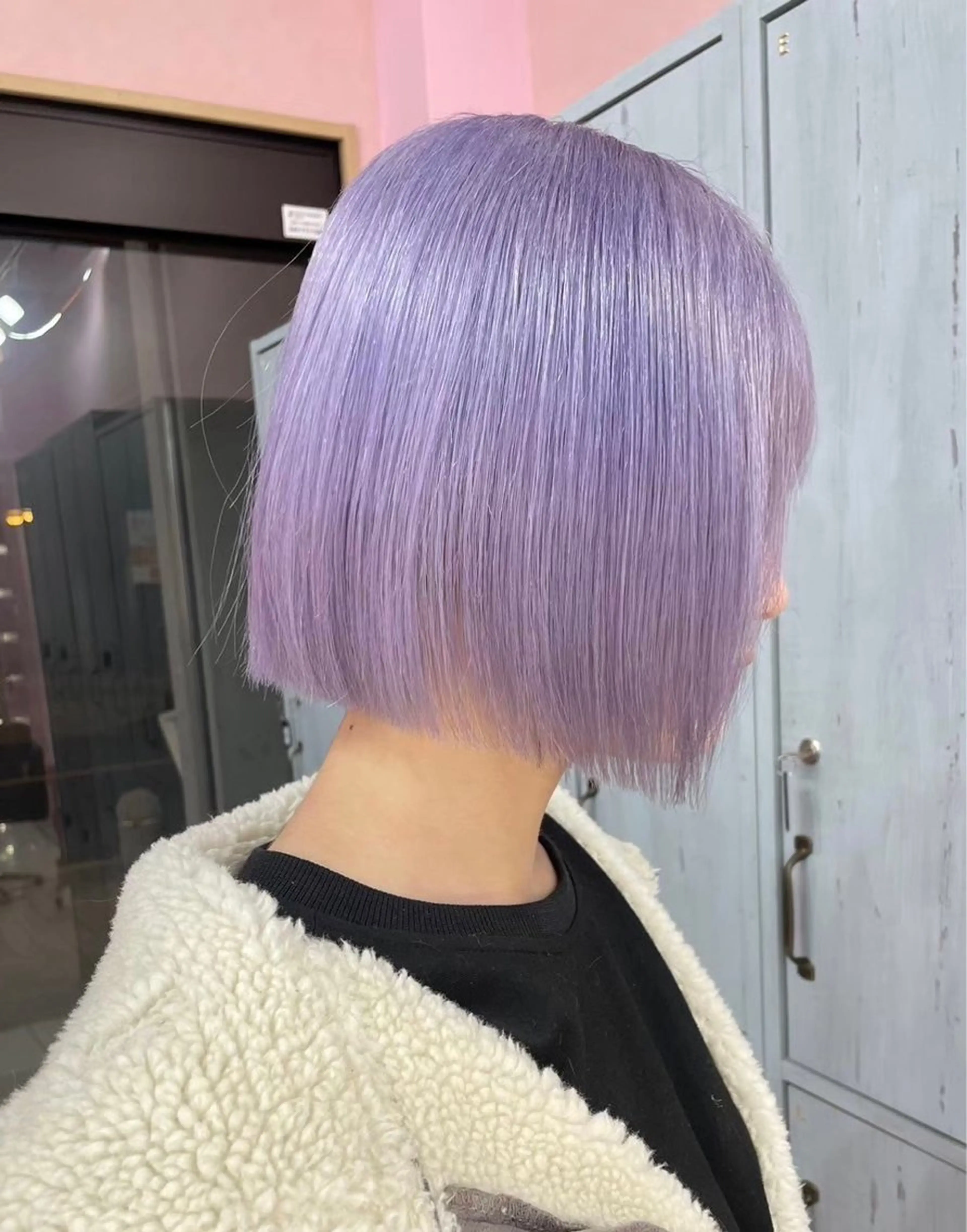 ショート カラー ヘアアレンジ メンズ ヘアカラー のん🎀ハイトーン/ レイヤーカット🐳のヘアスタイル