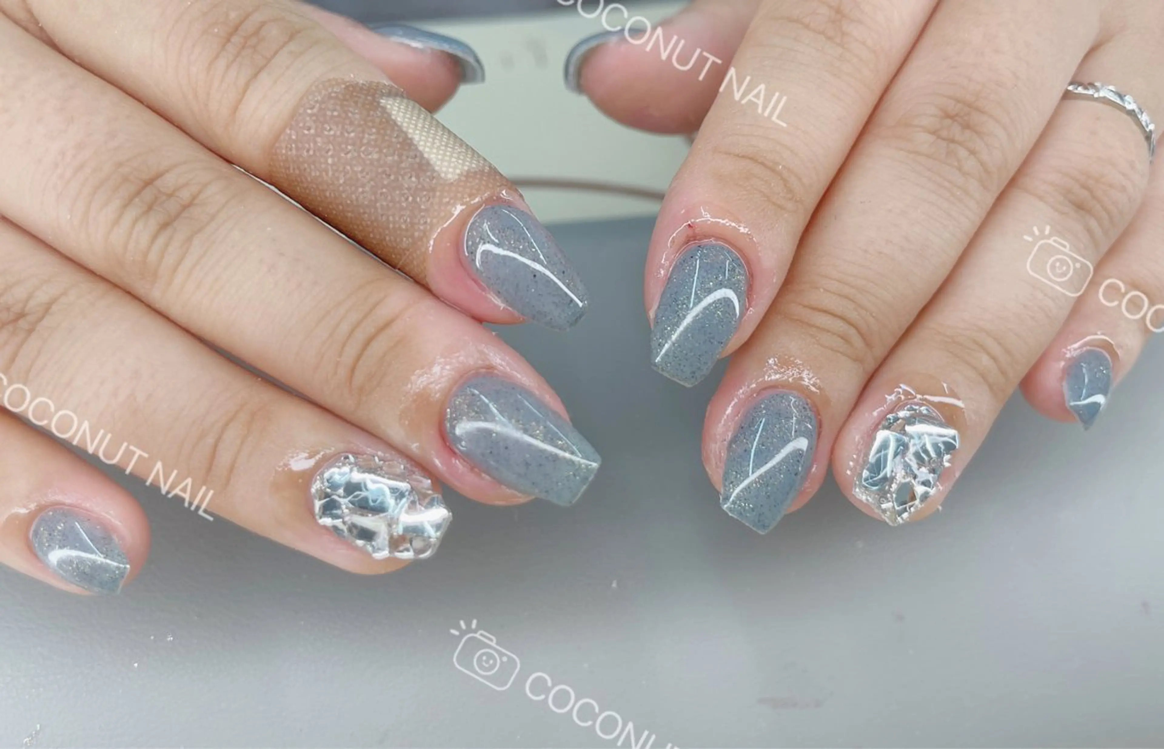 ネイル ハンドネイル 神田 ココナッツのネイルデザイン