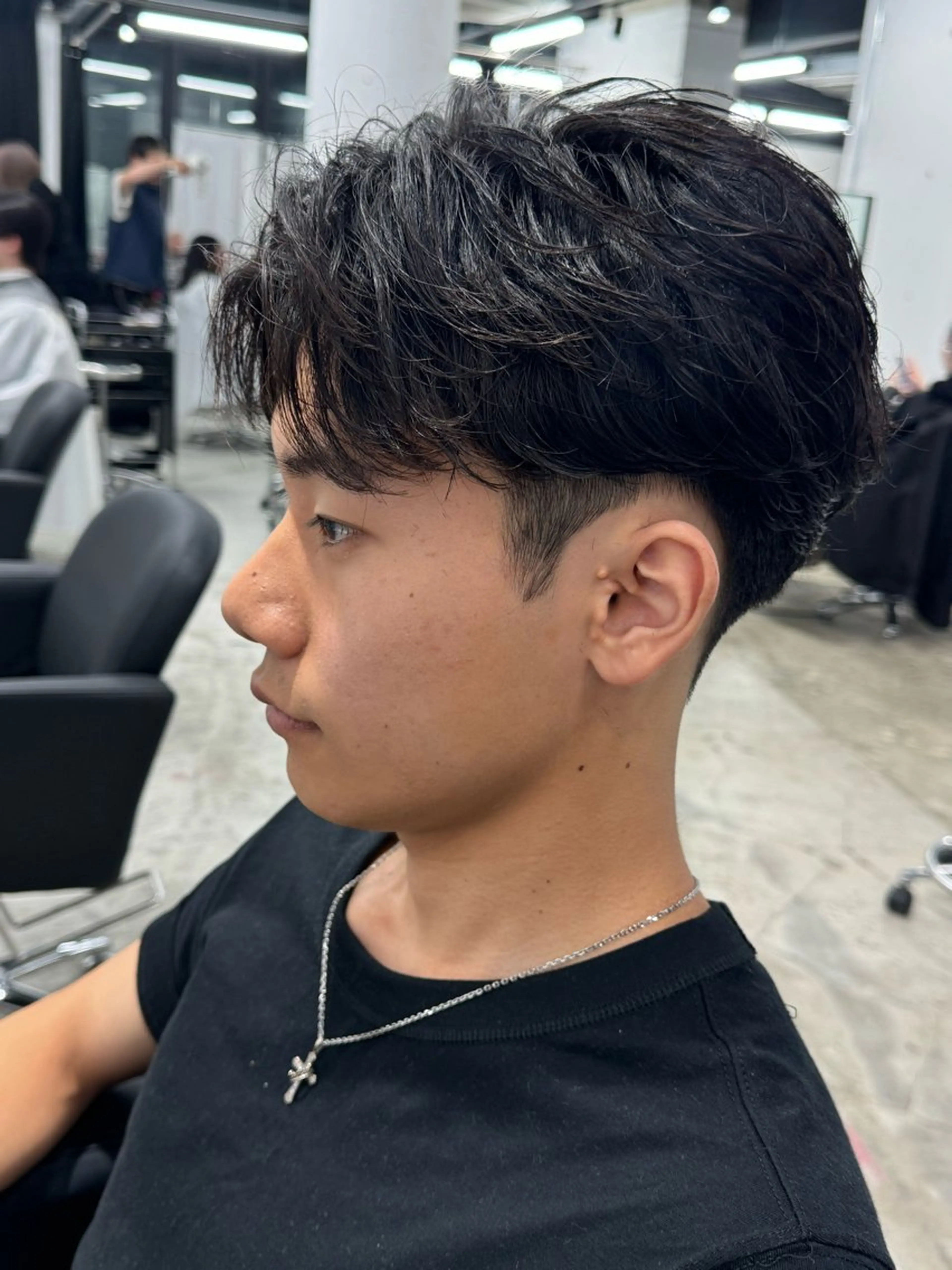 パーマ メンズ カット パーマ トリートメント ヘアセット Pia/KIRIA /福岡美容室のヘアスタイル