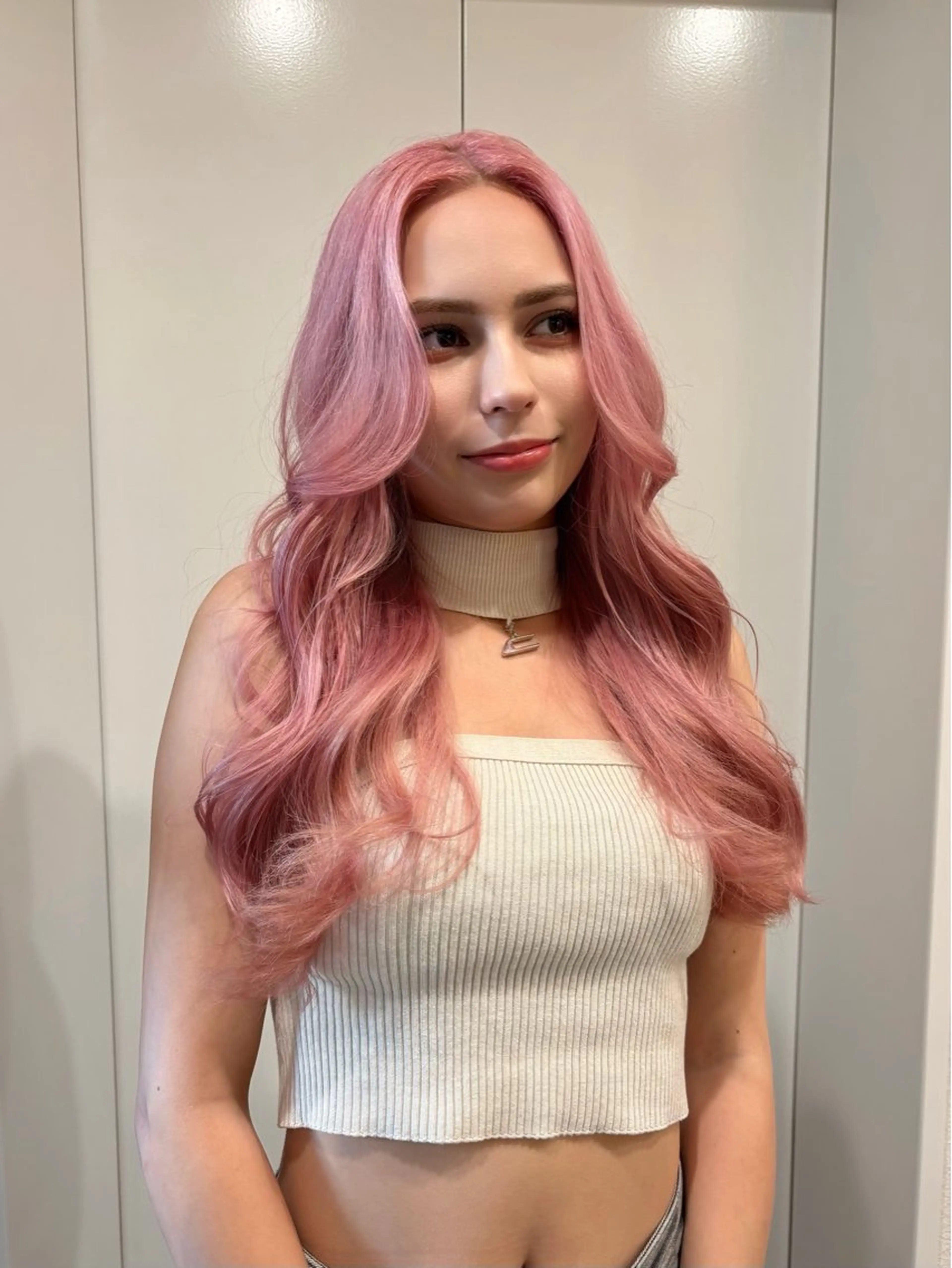 ロング カラー カット ヘアカラー ハイトーン/ウルフ/ レイヤー/Asukaのヘアスタイル