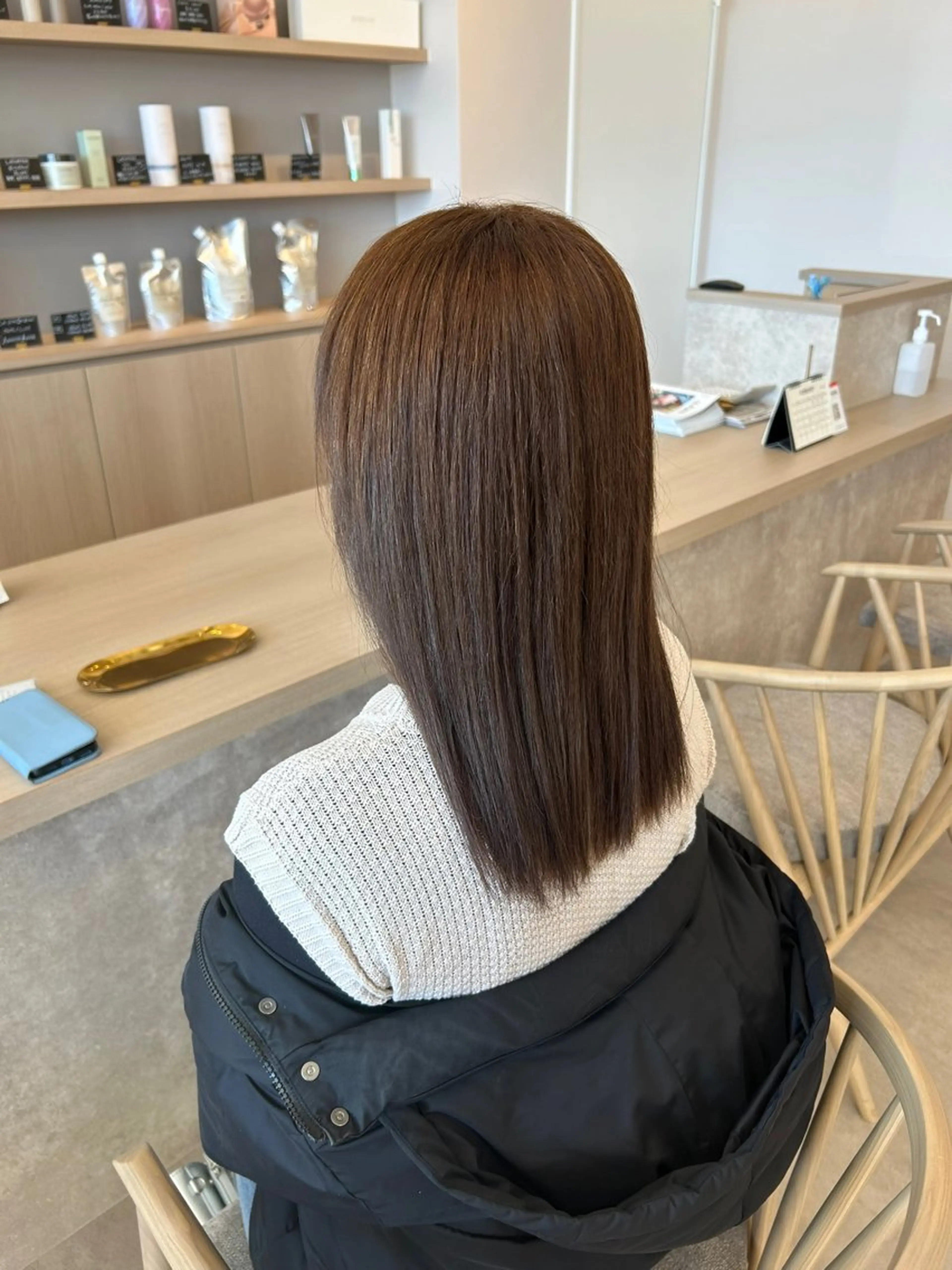 ミディアム カラー ヘアカラー カイト/ヘアカラー /髪質改善のヘアスタイル