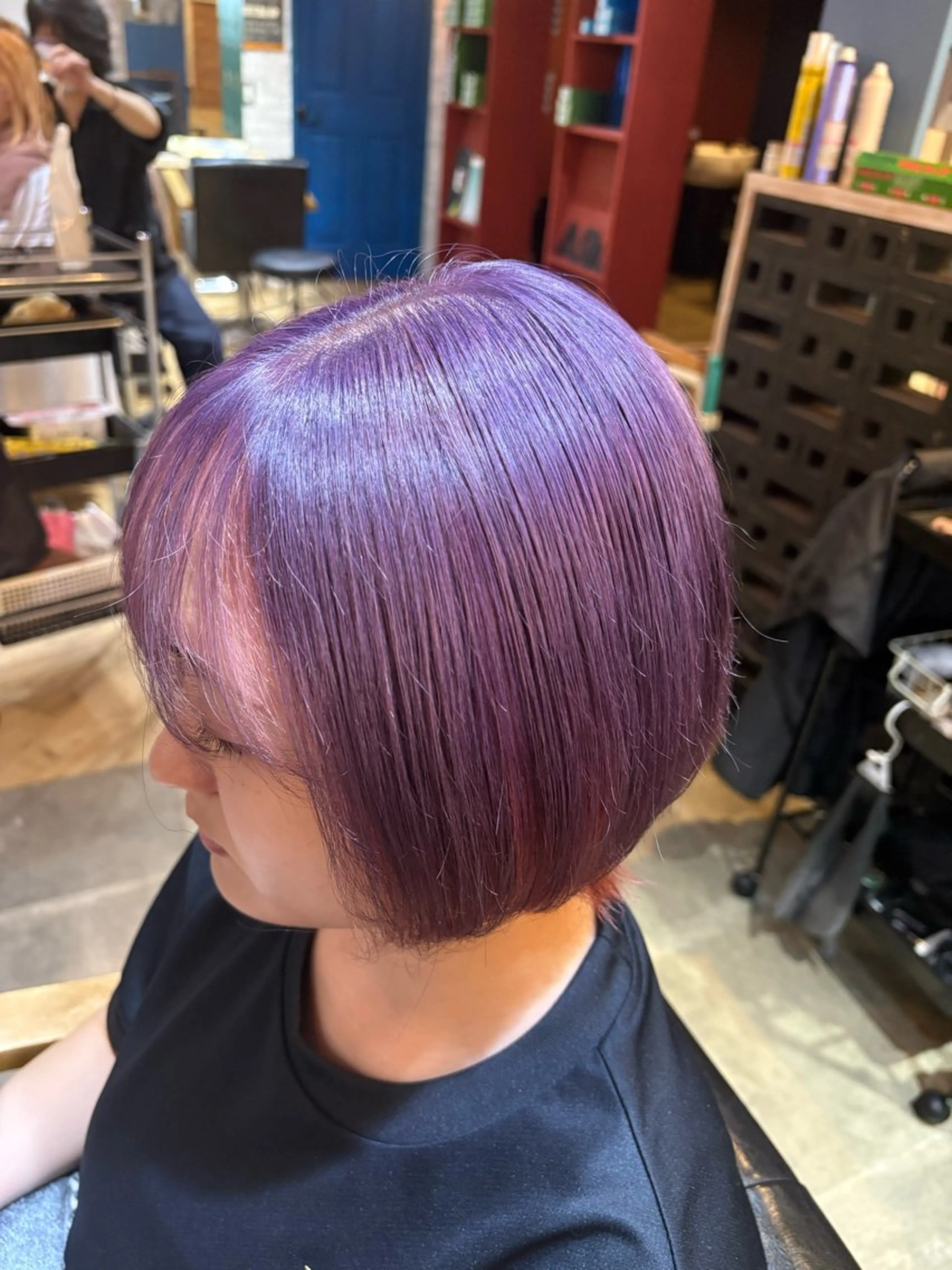 ショート ヘアカラー agu hair fonte   大泉学園所属・園田 彩音のヘアスタイル