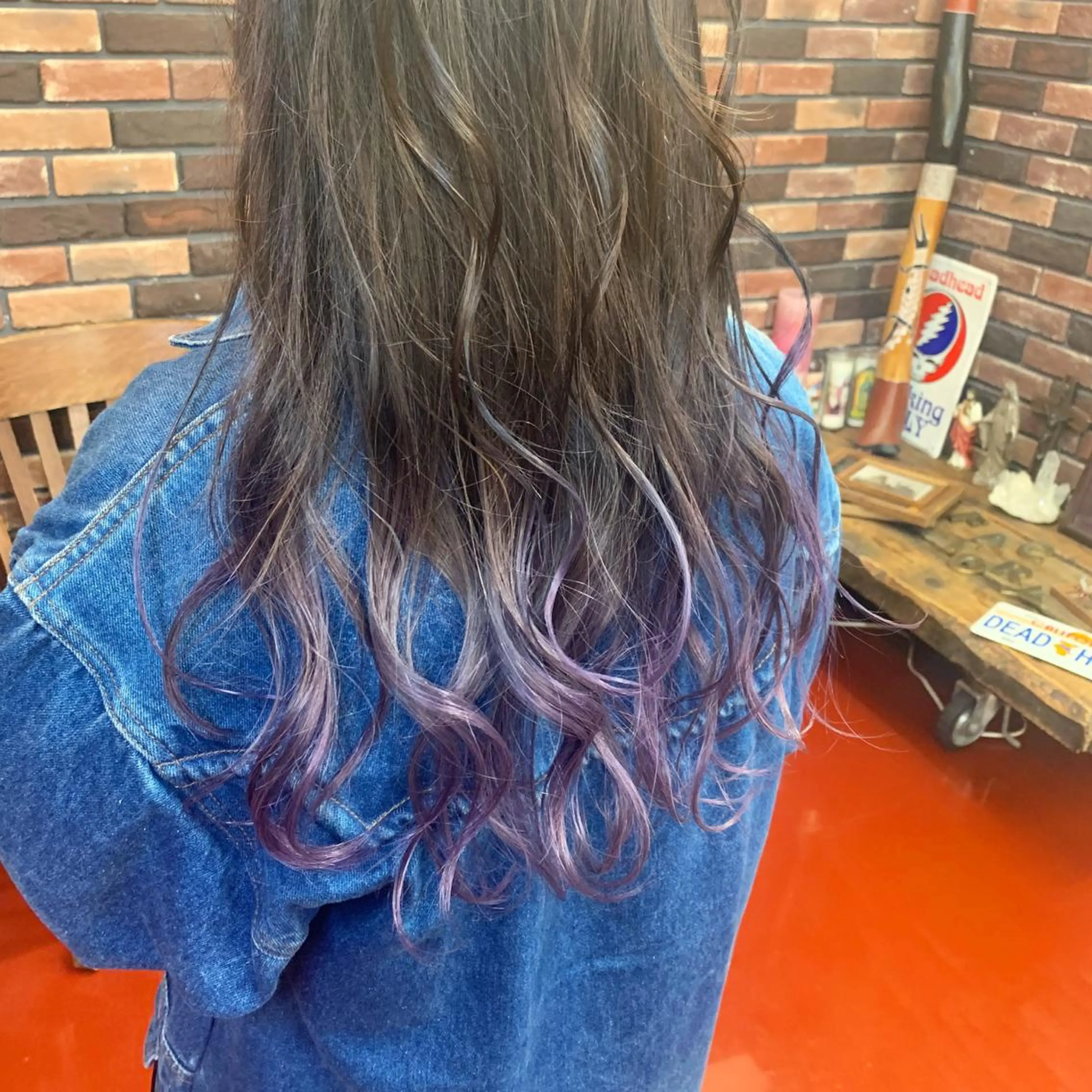 セミロング カラー ピンクベージュ/新潟 万代/高橋桃葉🍑のヘアスタイル