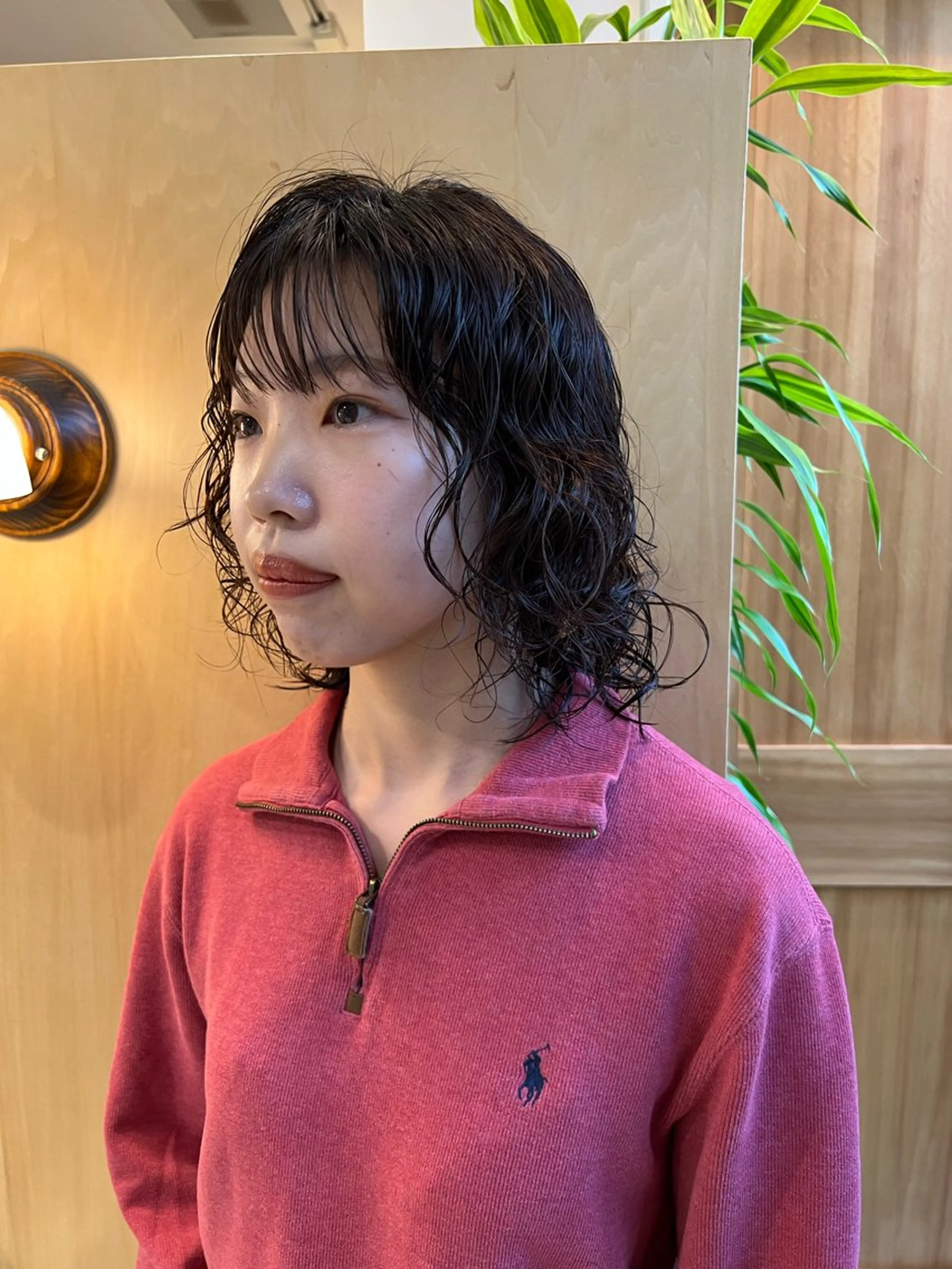 ミディアム パーマ パーマ/ボブ /レイヤー チヒロのヘアスタイル