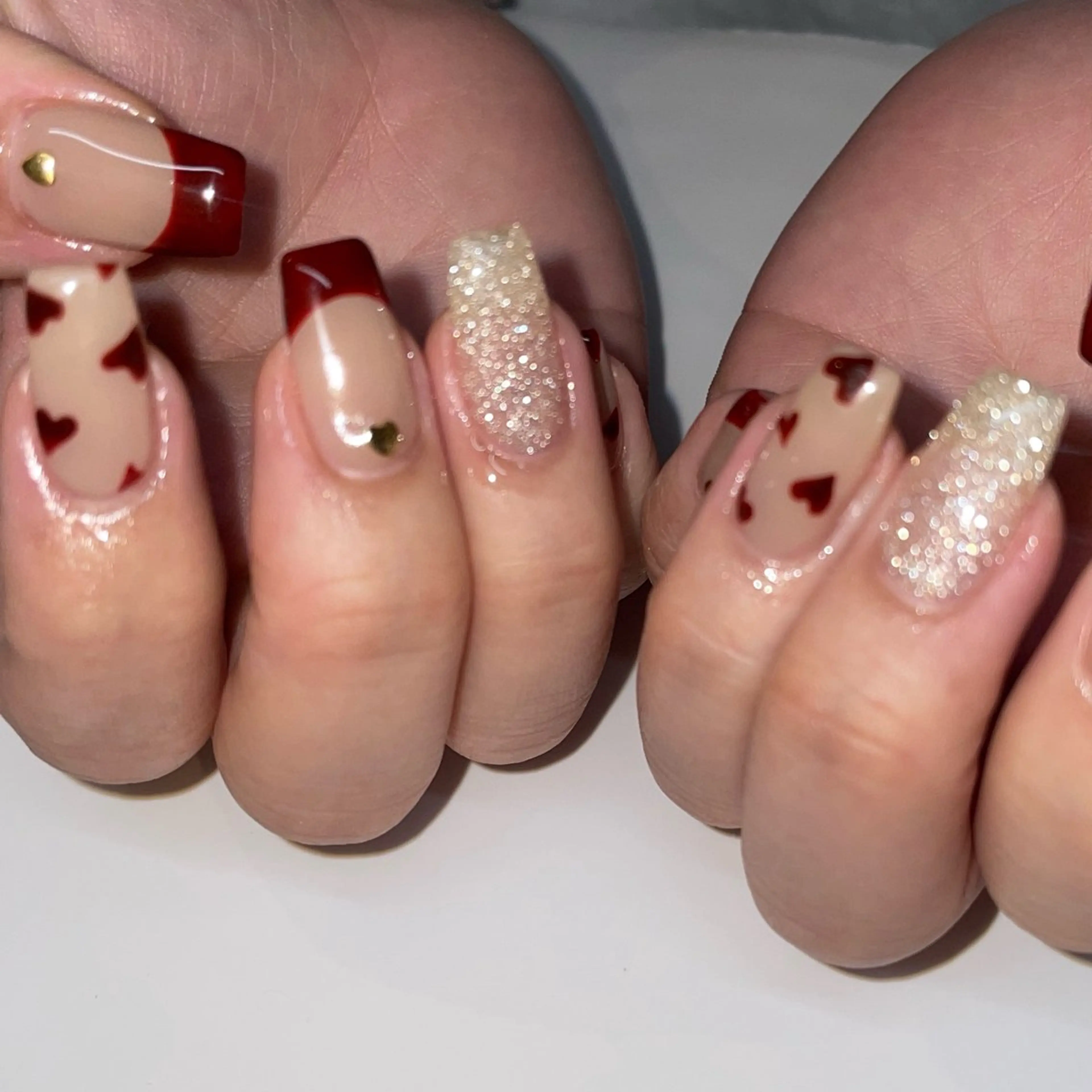 ネイル バレンタイン Manon Yuiのネイルデザイン