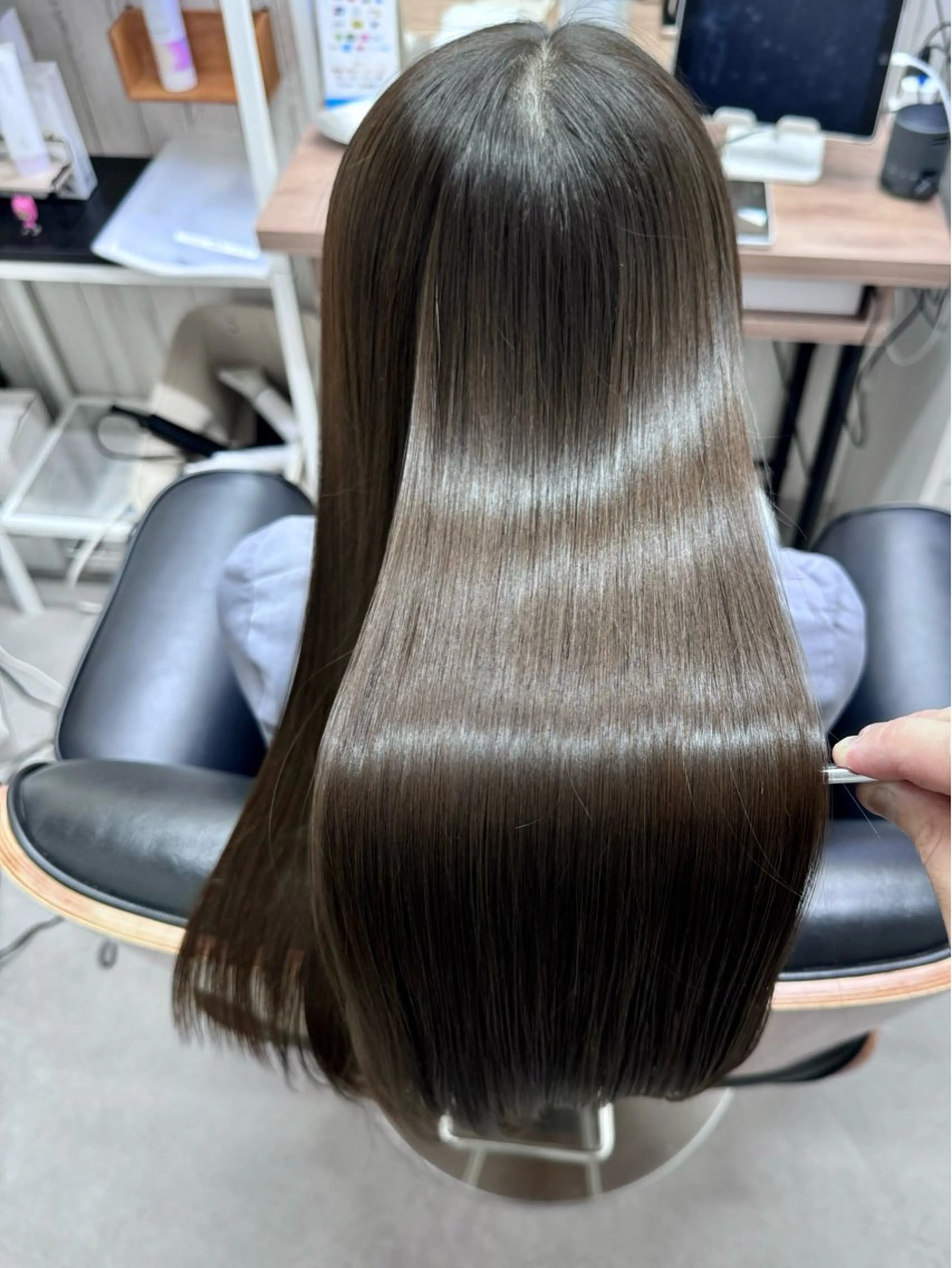 ロング カラー アディクシーカラー イルミナカラー クオルシアカラー 髪質改善 韓国風ヘア The Apartment of Solon 船橋 2nd所属・艶髪改善師/高橋潤 /NEO髪質改善のヘアスタイル