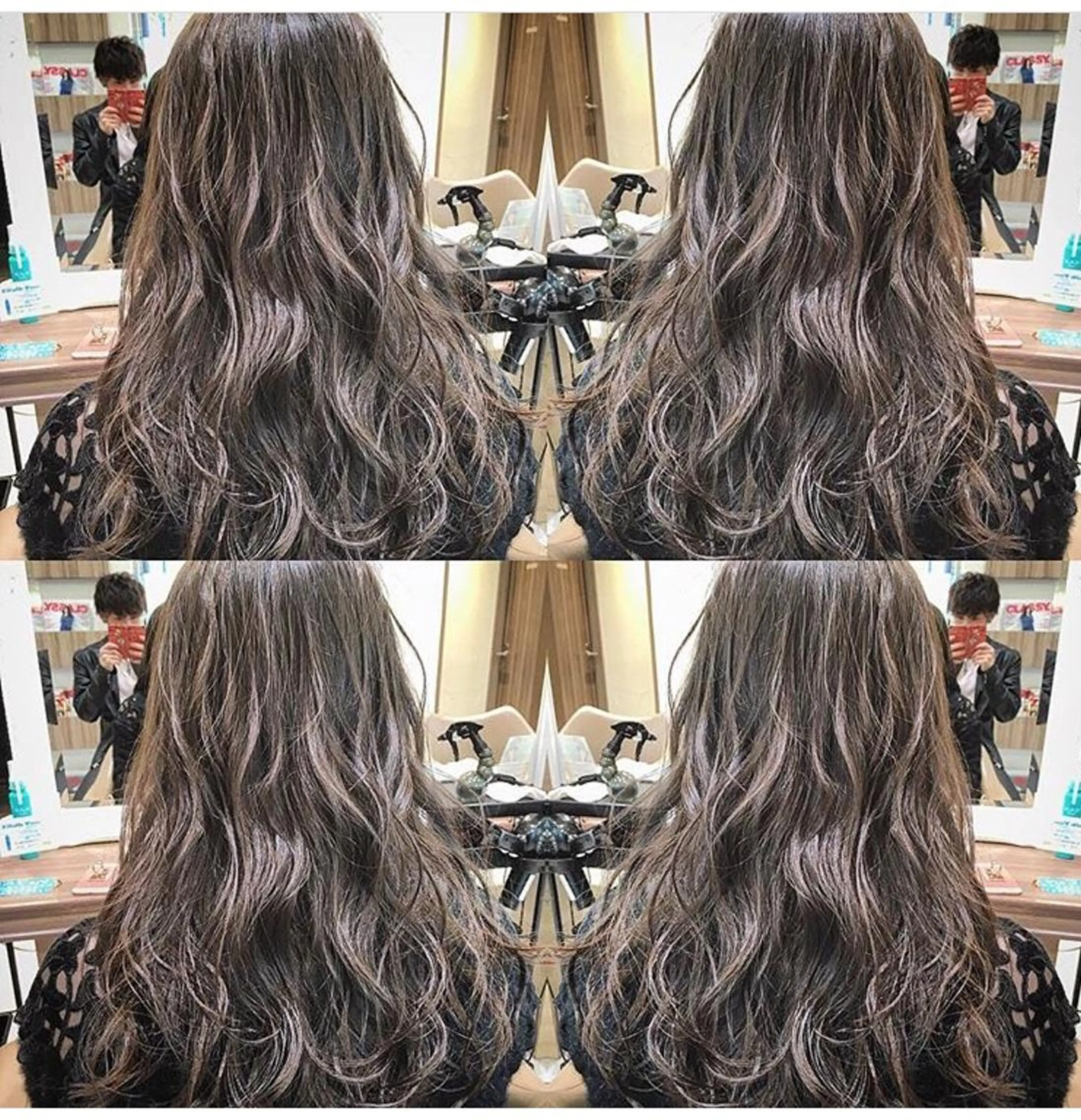 ロング カラー ヘアアレンジ 【ボブ・ショート】 Ash茗荷谷店のヘアスタイル