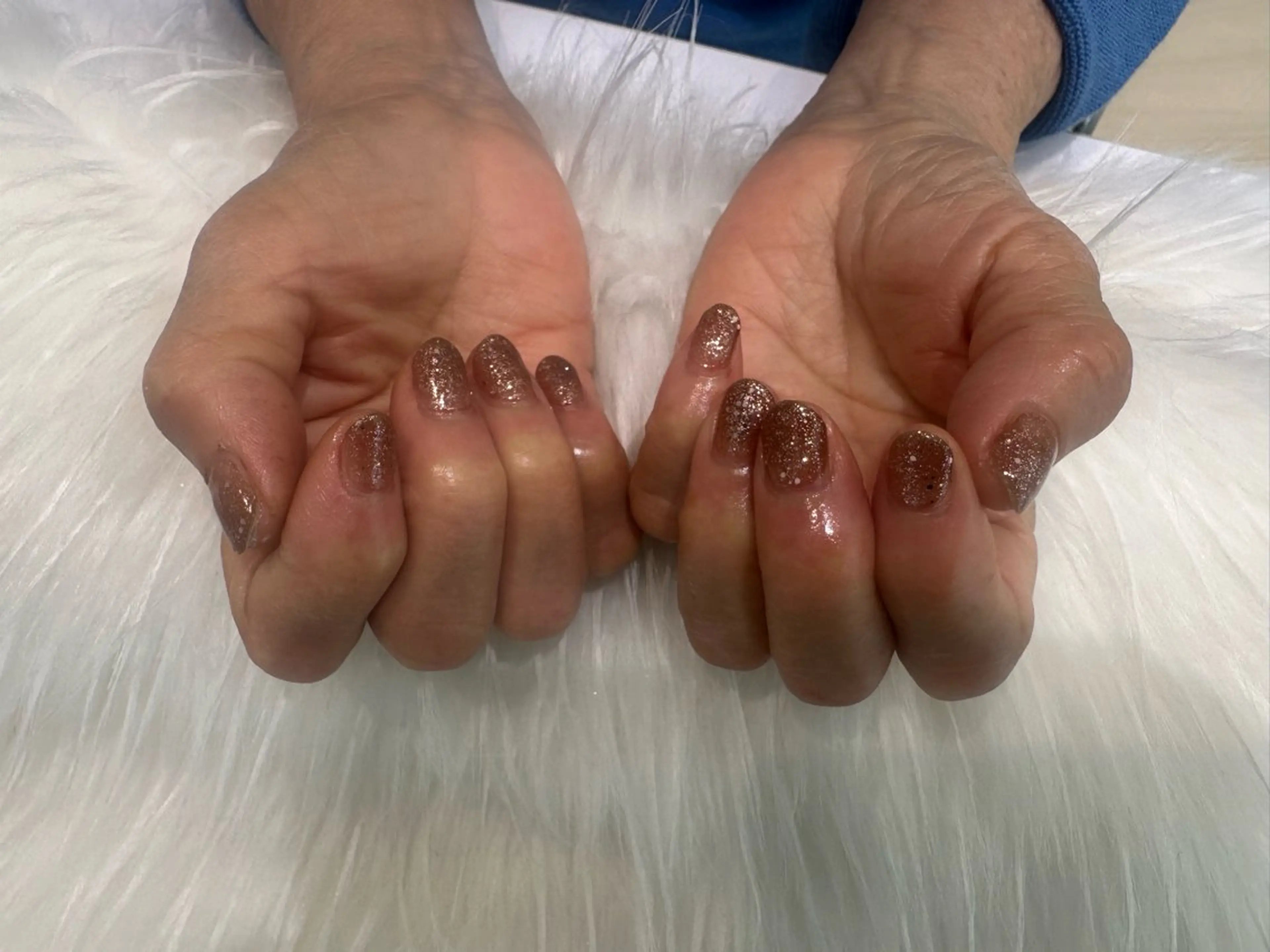 ネイル ラメ(グリッター) ワンカラーネイル 月、水、木限定 和泉樹理のネイルデザイン