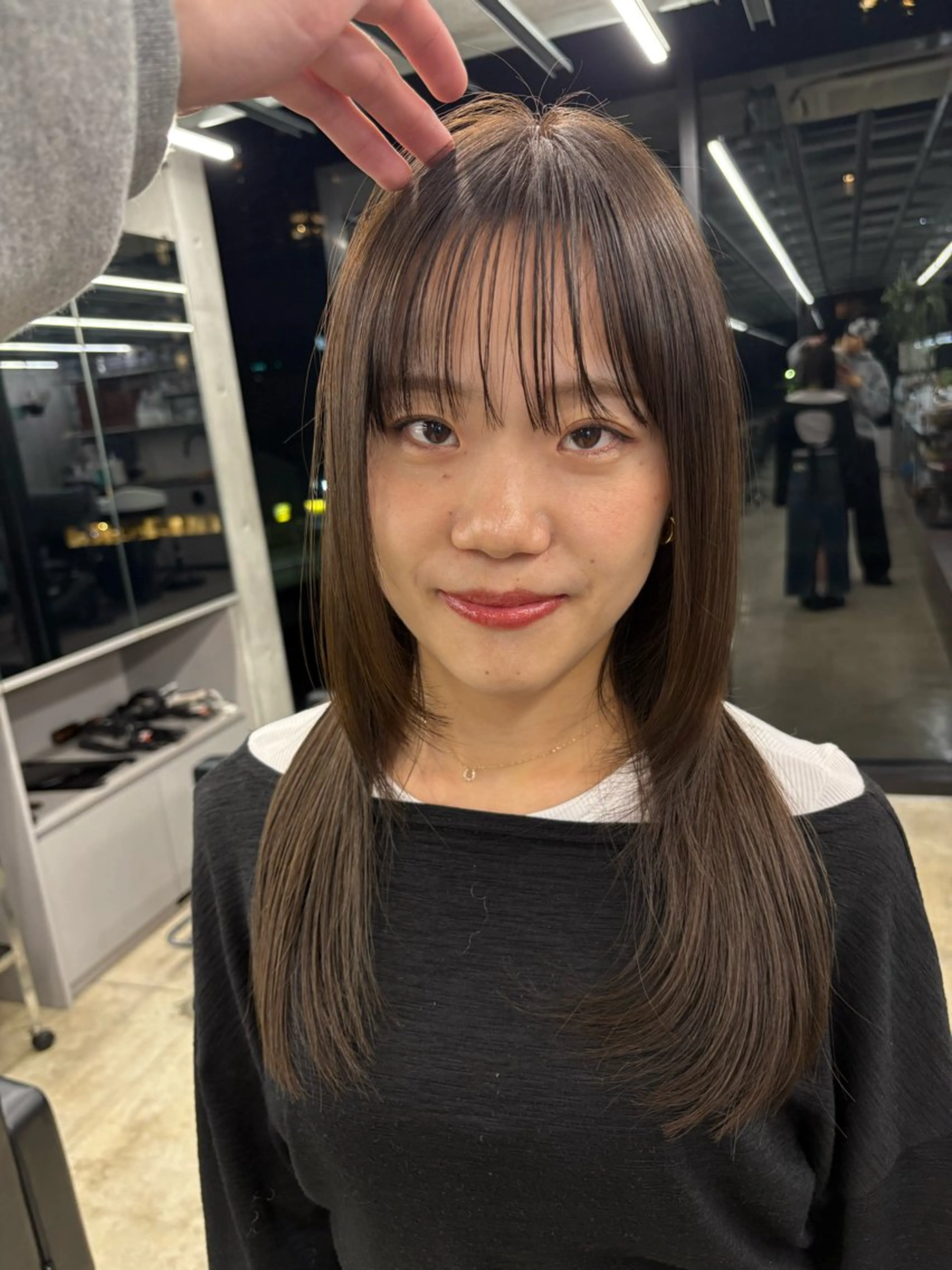 ロング カラー カット ヘアカラー トリートメント 村田 りょうやのヘアスタイル