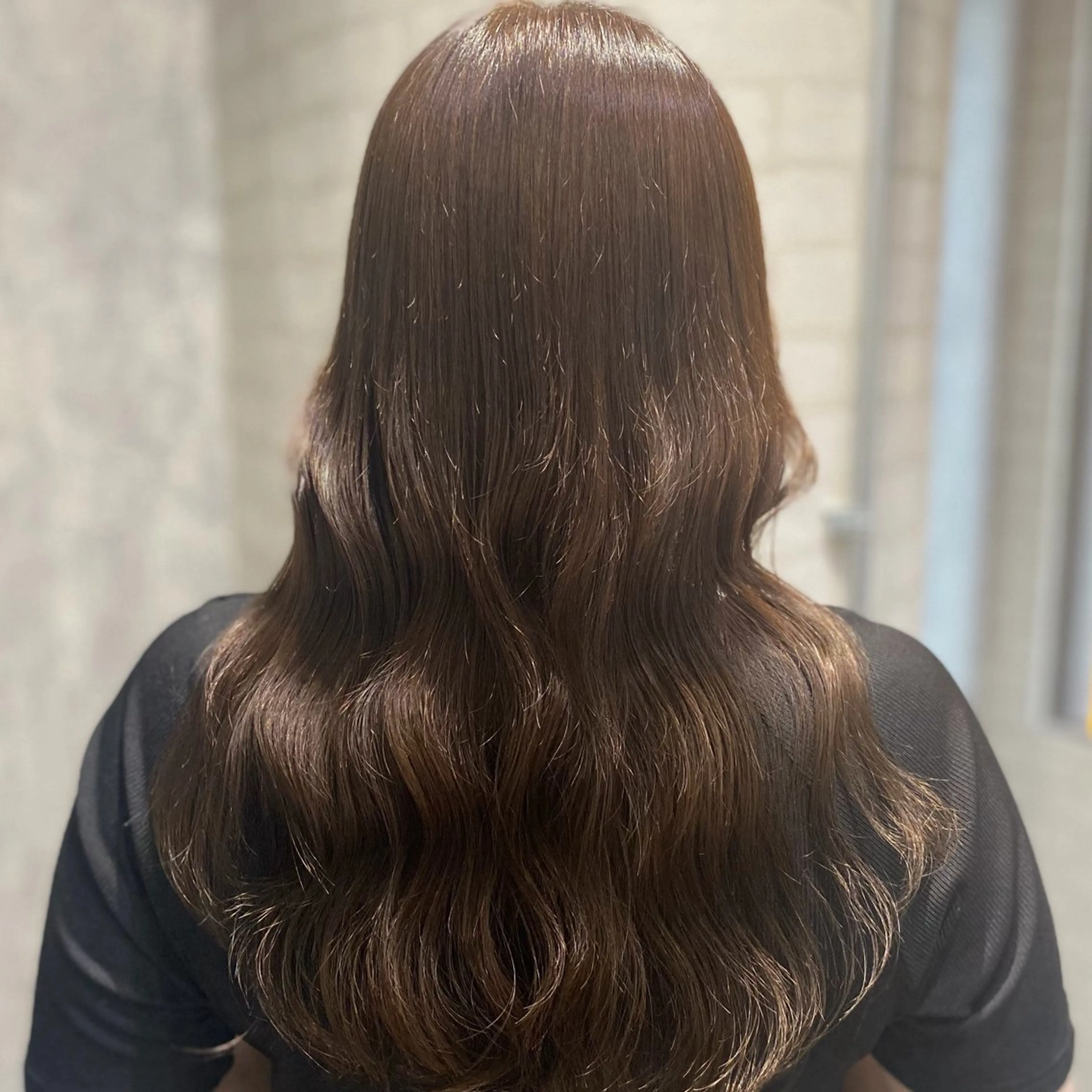 ロング カラー 透明感カラー カット ヘアカラー トリートメント shiori/透明感 /顔周り/髪質改善のヘアスタイル