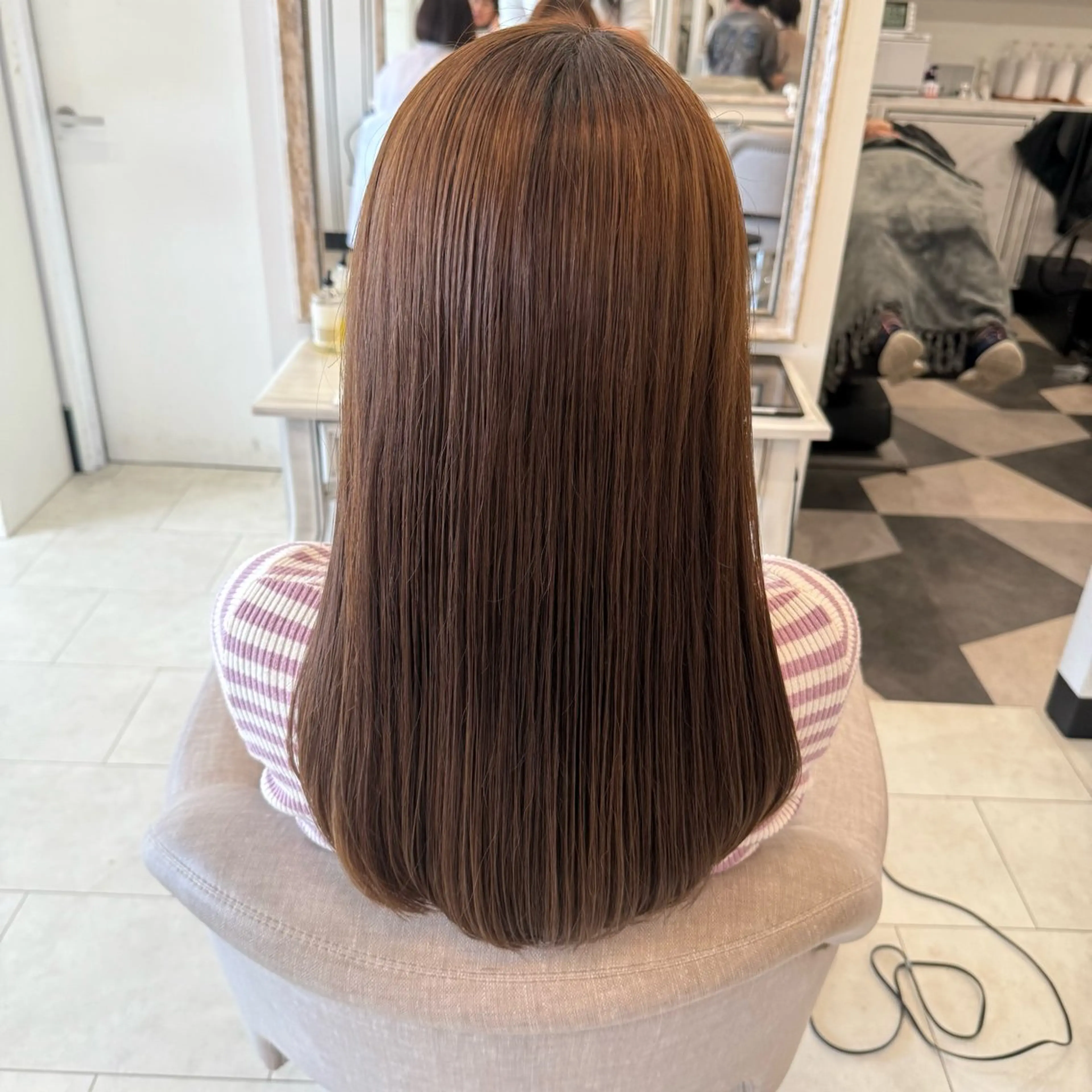 ロング Eclat【エクラ】所属・三上 莉里のヘアスタイル