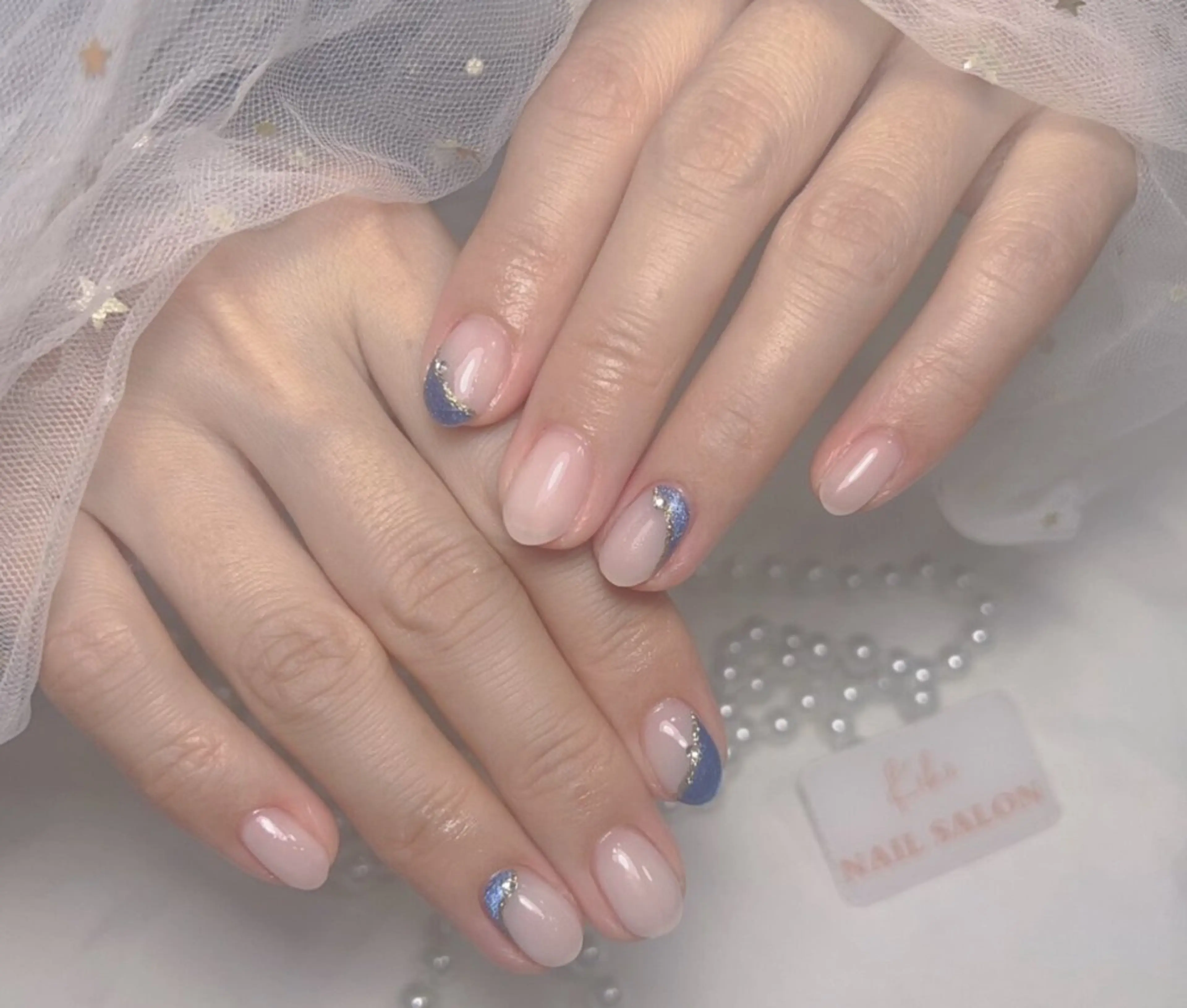 ネイル アートネイル フレンチネイル ジェルネイル グラデーション 韓国ネイル 村中 ハナのネイルデザイン