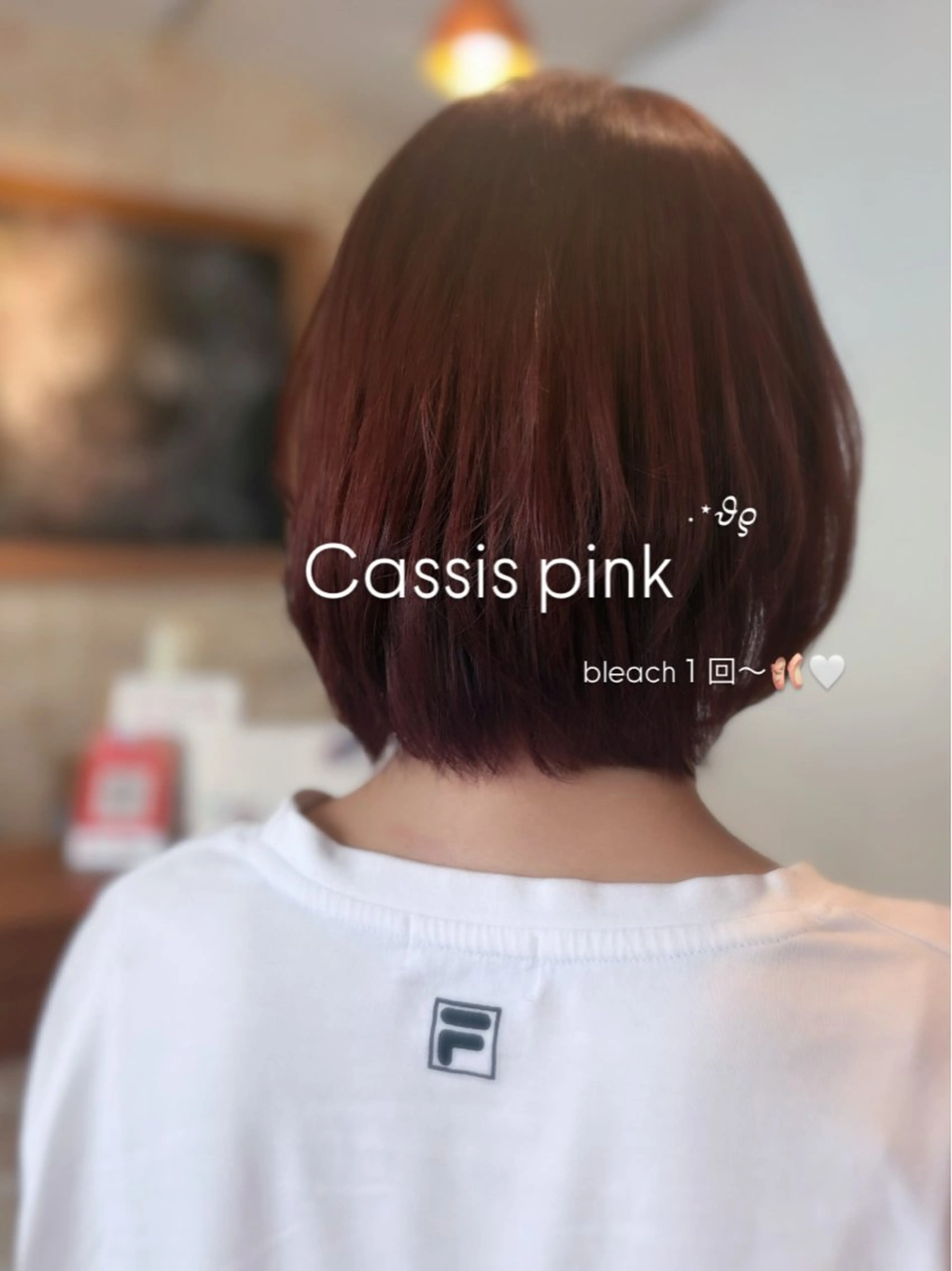 ショート カラー 切りっぱなしボブ ブリーチ 透明感カラー インナーカラー ボブ 阿部 愛理のヘアスタイル