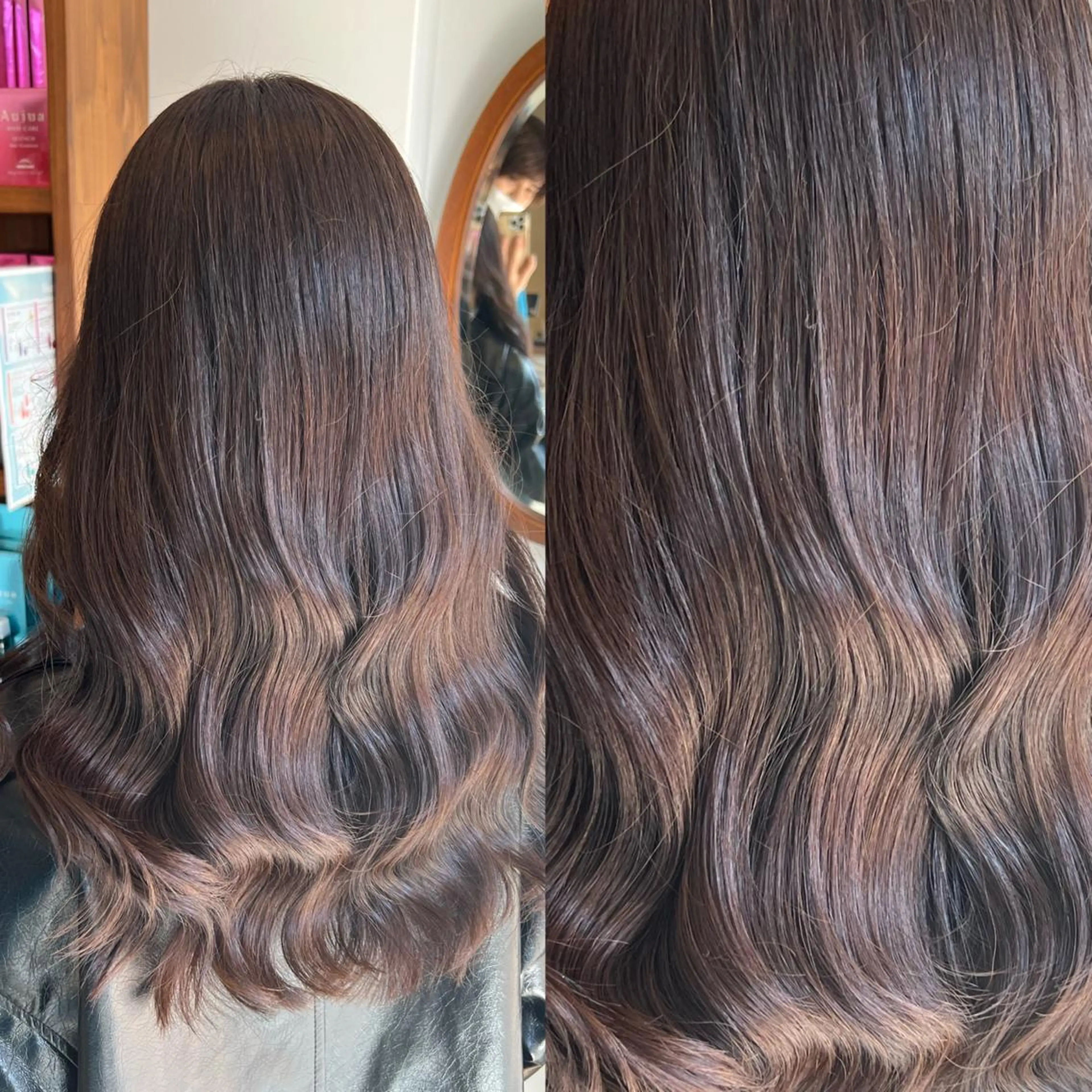 セミロング カラー 小嶋 秀明/ 本物の髪質改善⭐️のヘアスタイル