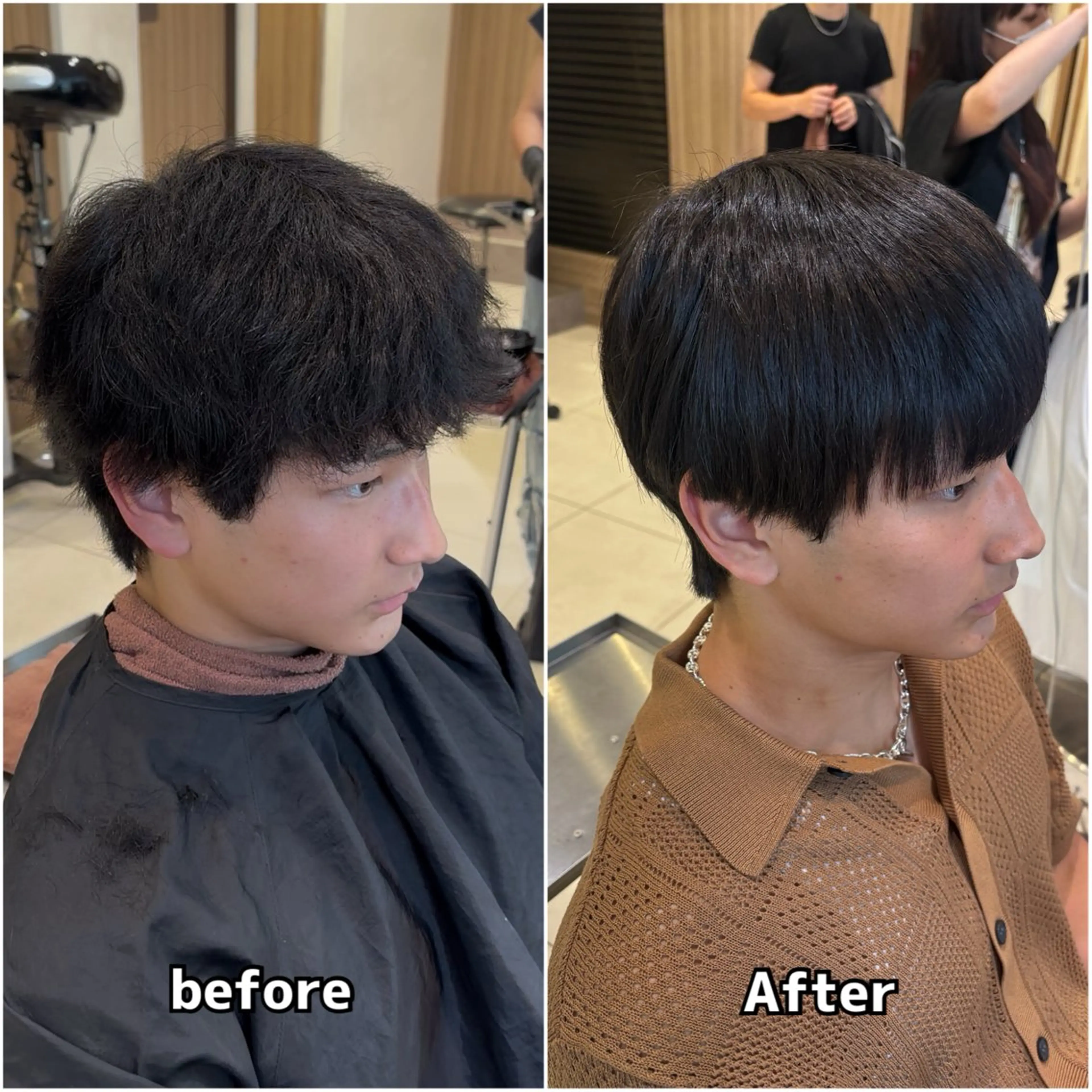 パーマ メンズ 縮毛矯正 カット 縮毛矯正 波巻き･カルマ パーマ特化/aoiのヘアスタイル