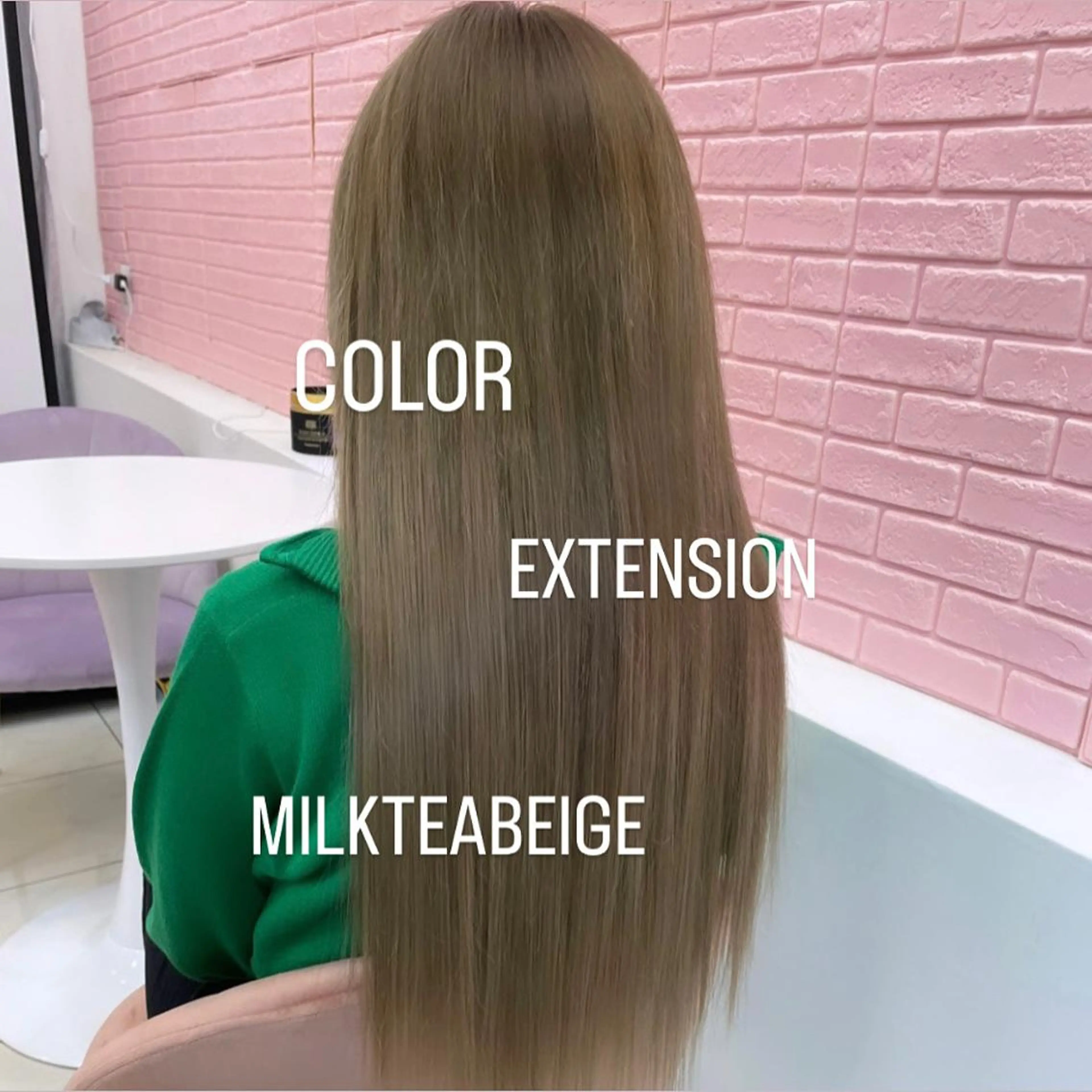 ロング カラー ヘアカラー エクステ エクステ🩵ブリーチ 韓国ヘア🩵KAEのヘアスタイル