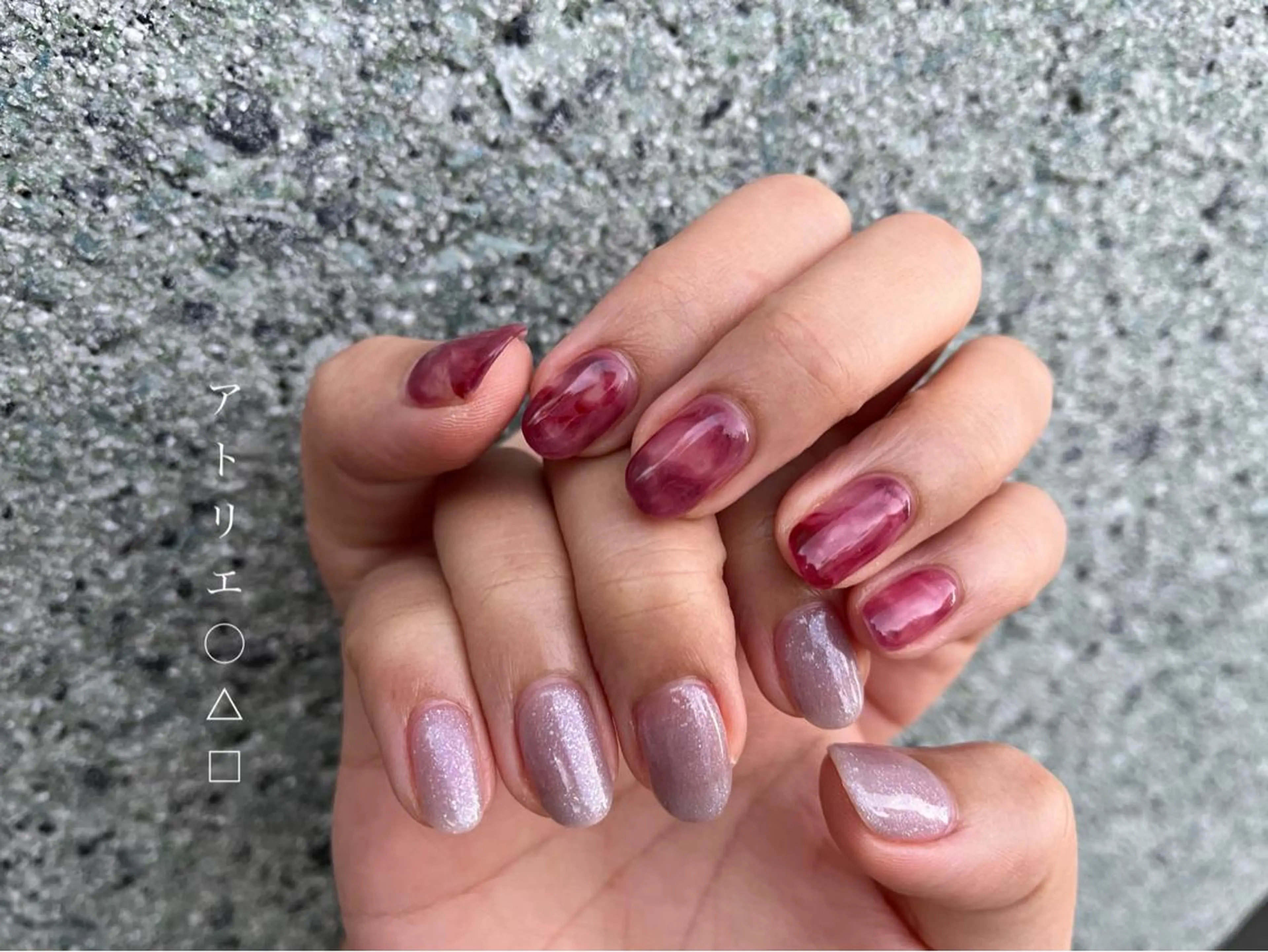 ネイル ハンドネイル アトリエ ○△□のネイルデザイン